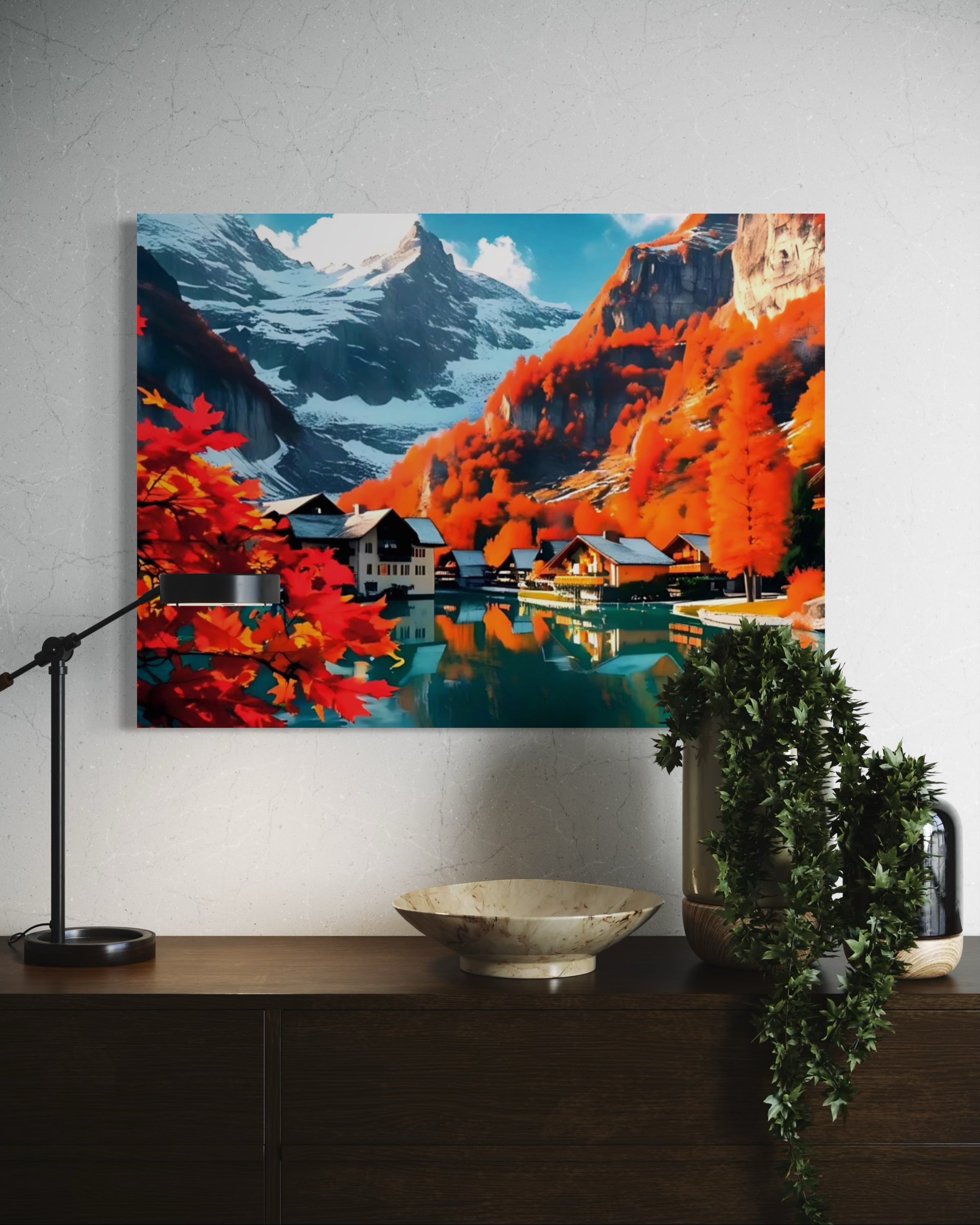 Switzerland Fall Landscape
