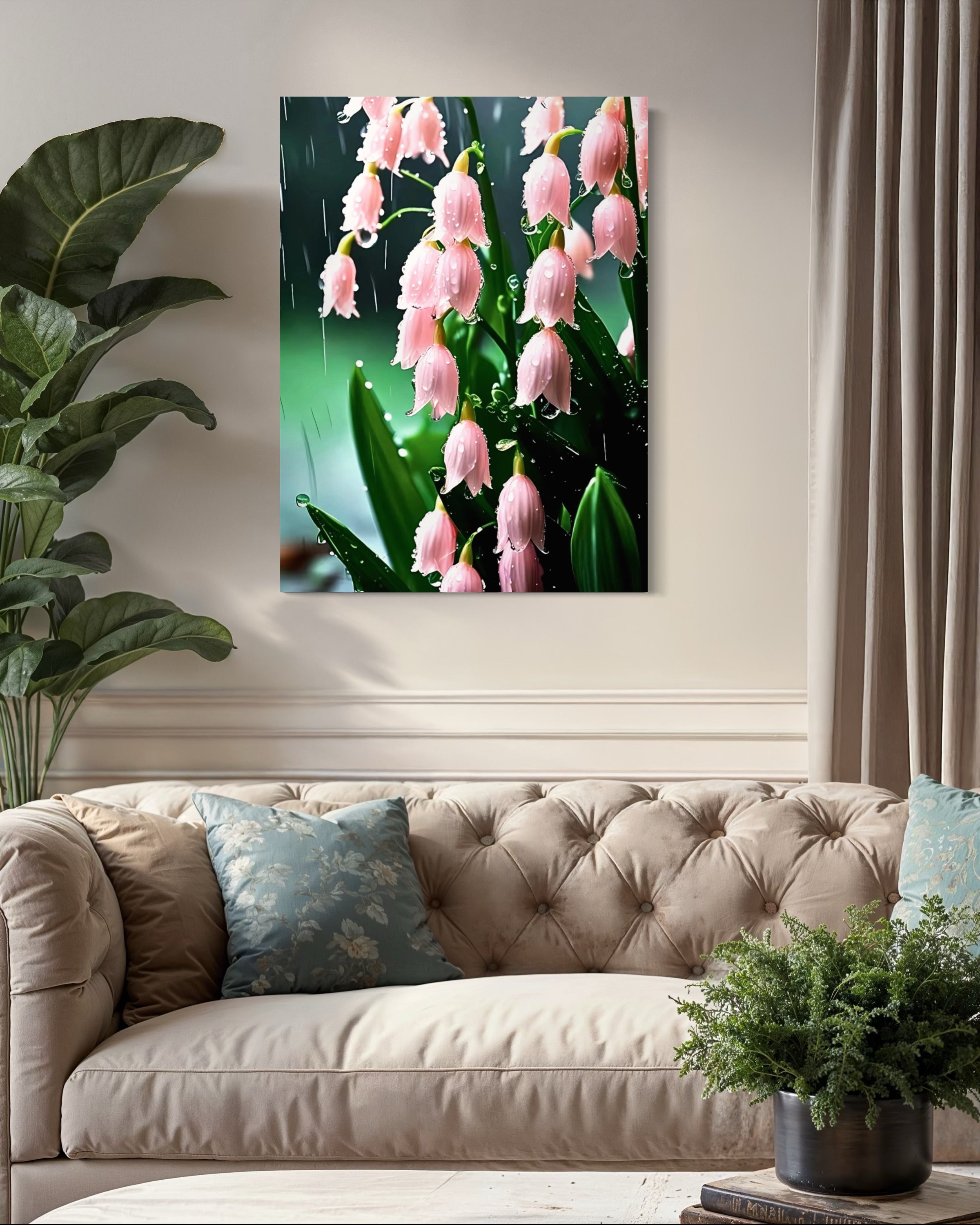 Lilies of the Valley in the Rain