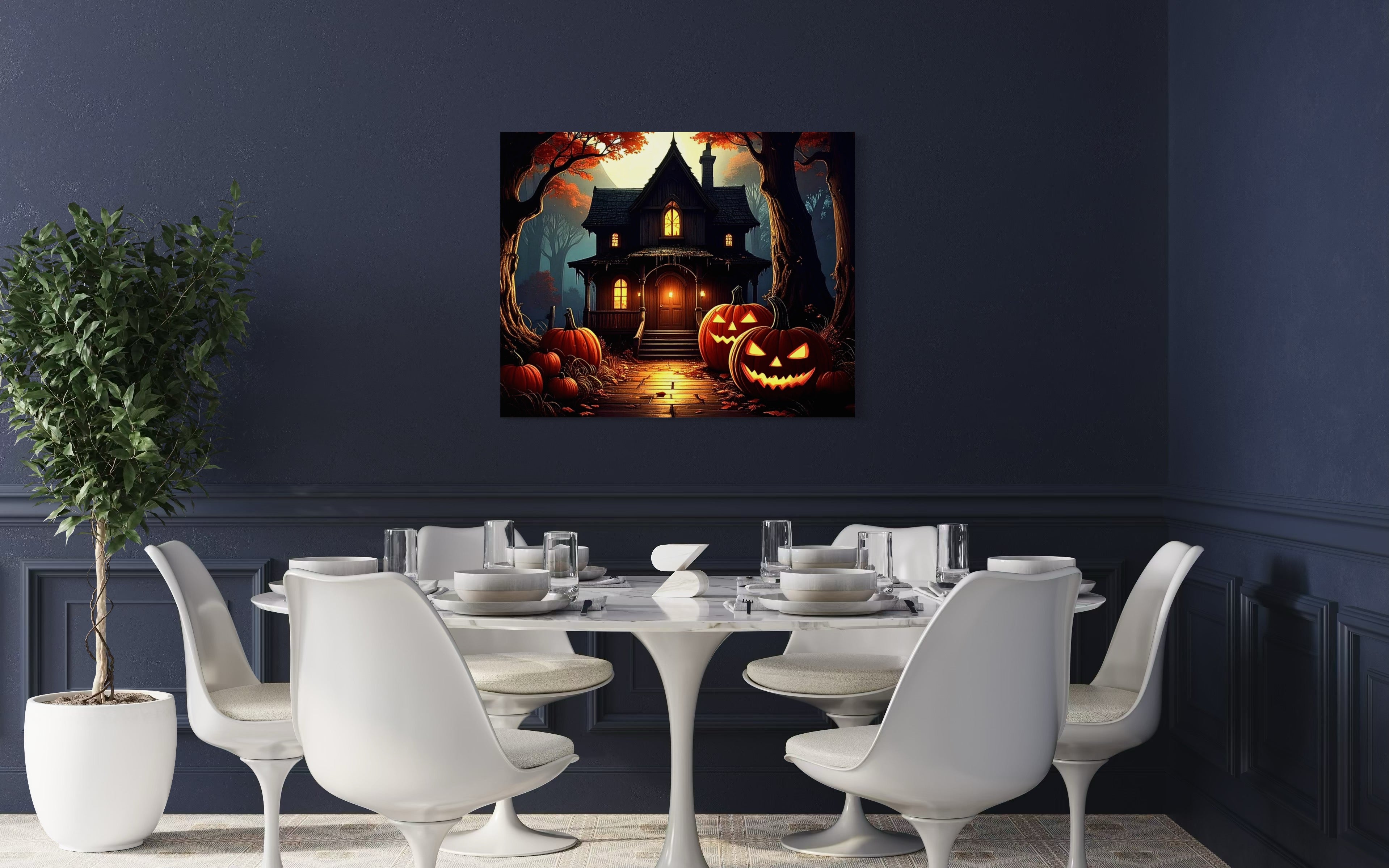 Halloween House Porch