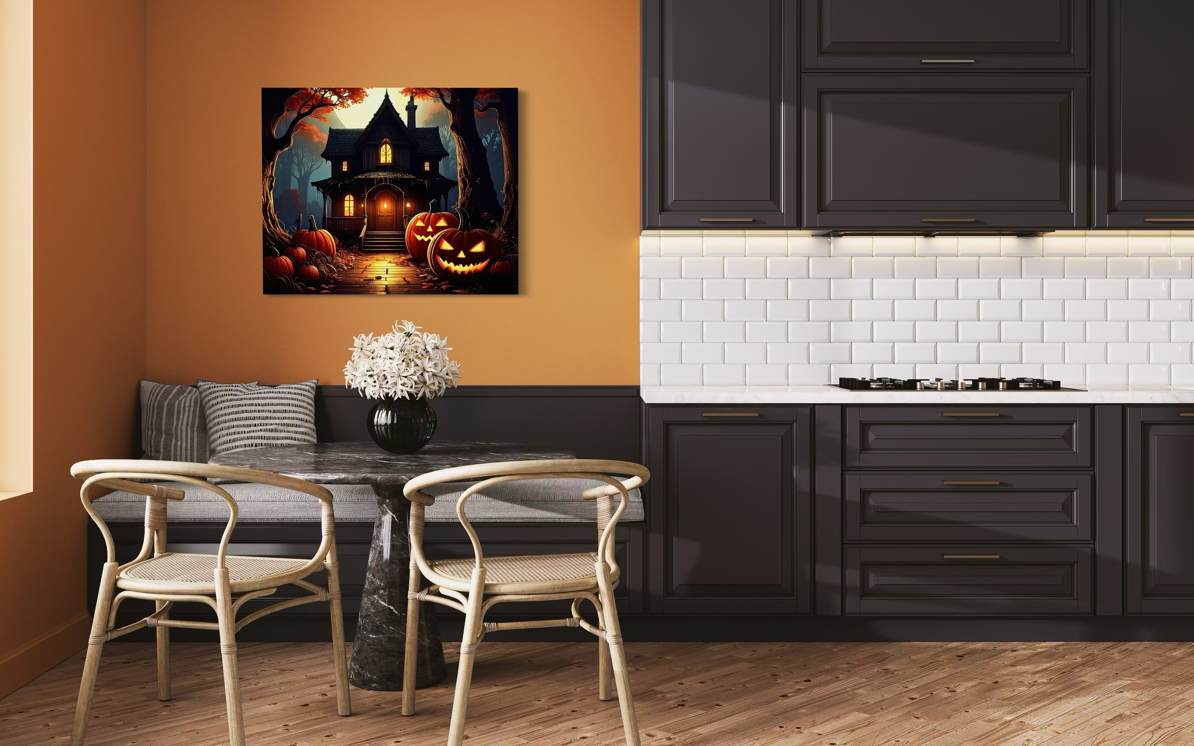 Halloween House Porch