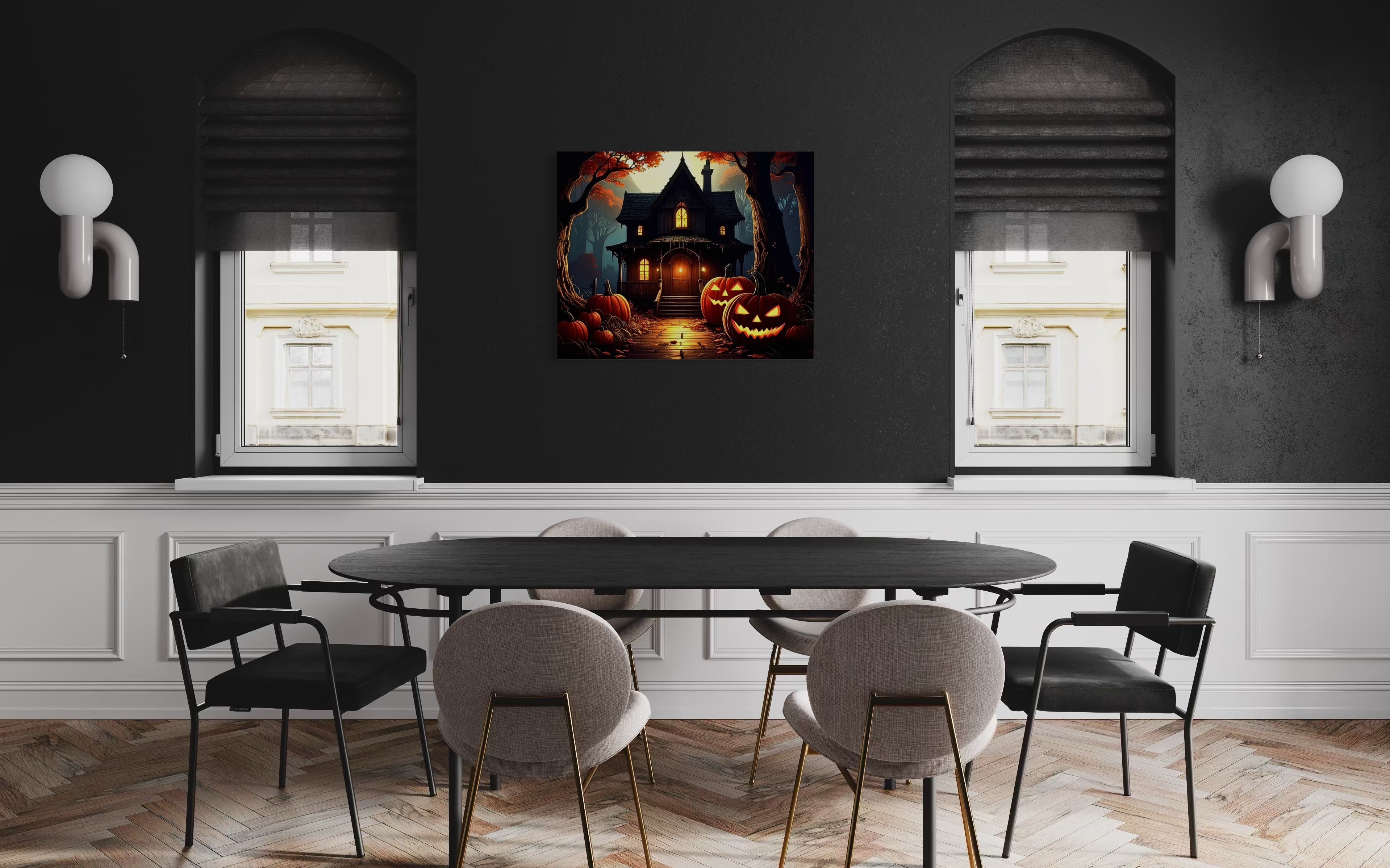 Halloween House Porch