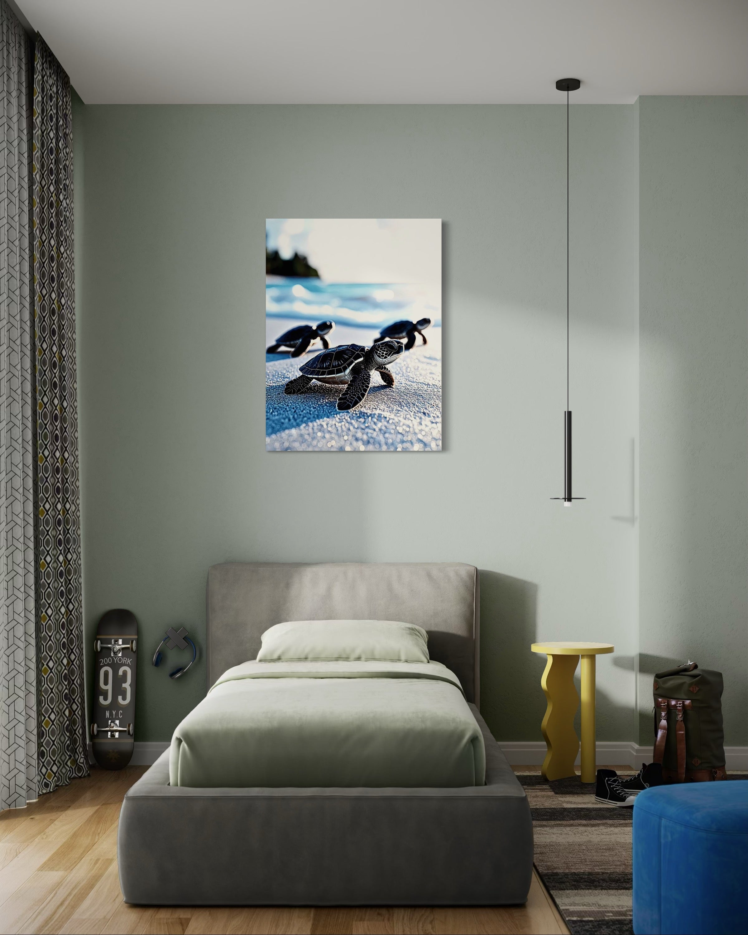 Baby Sea Turtles Museum Print