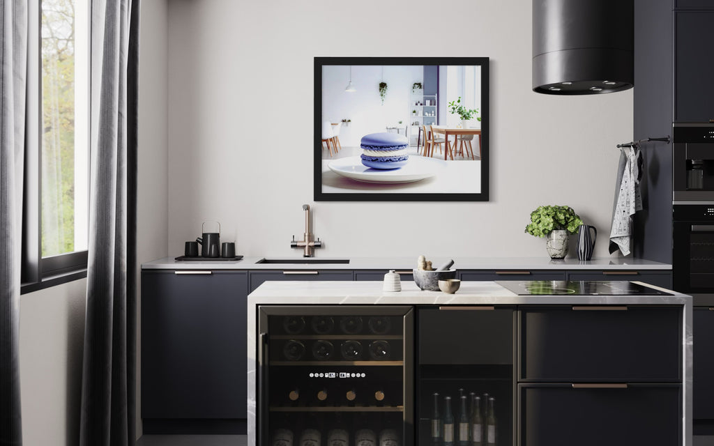 Periwinkle Macaroon Museum Print