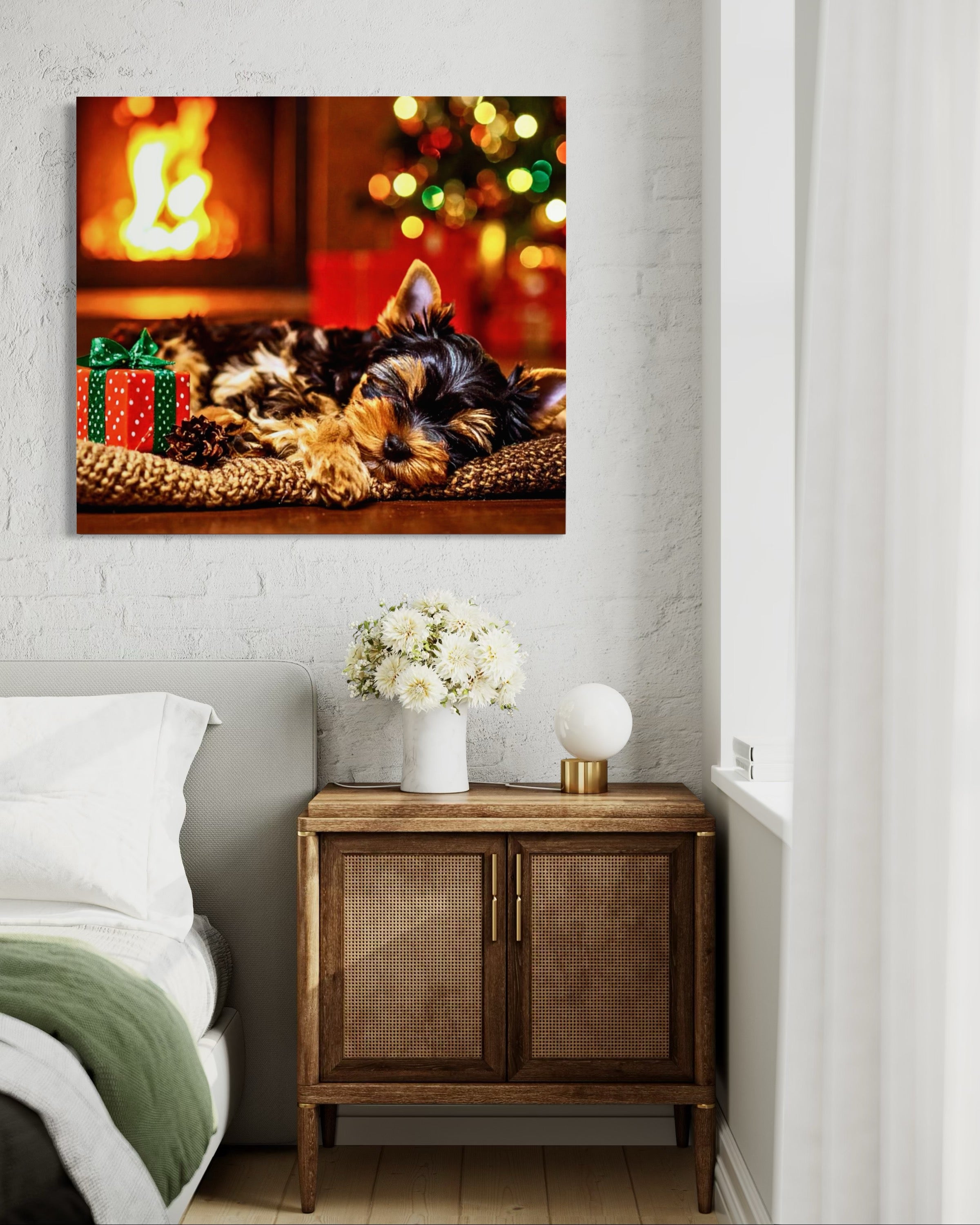 Magical Christmas Yorkie Dreams
