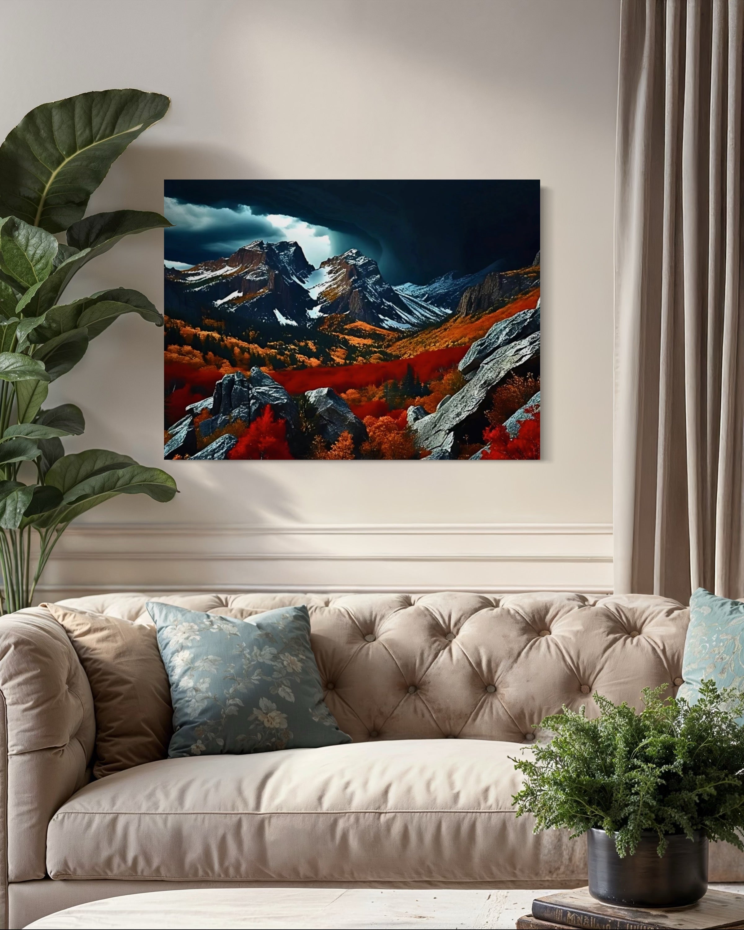 Storm over the Rockies in the Fall