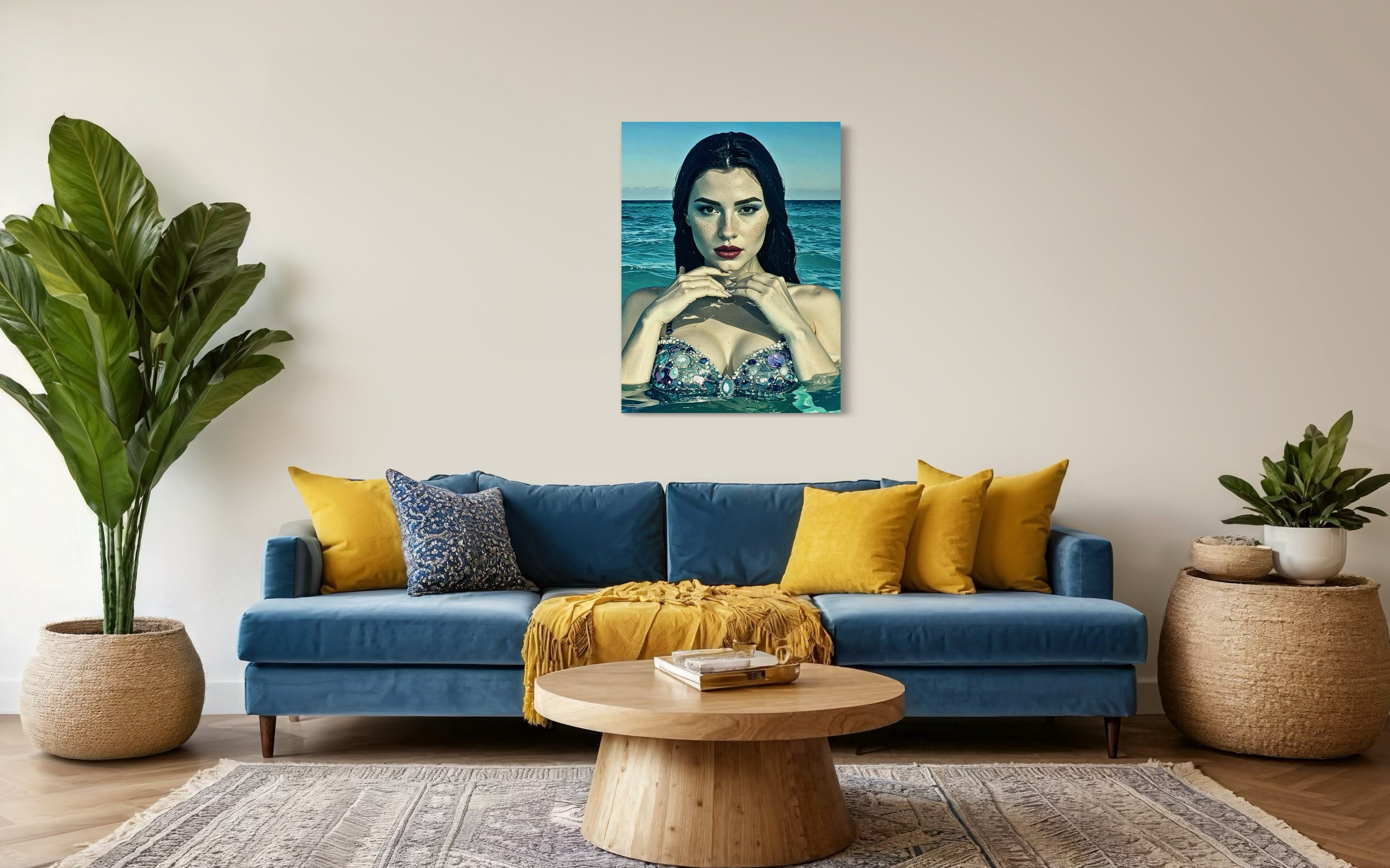 Ophelia Siren of Anse Georgette, Seychelles Museum Print