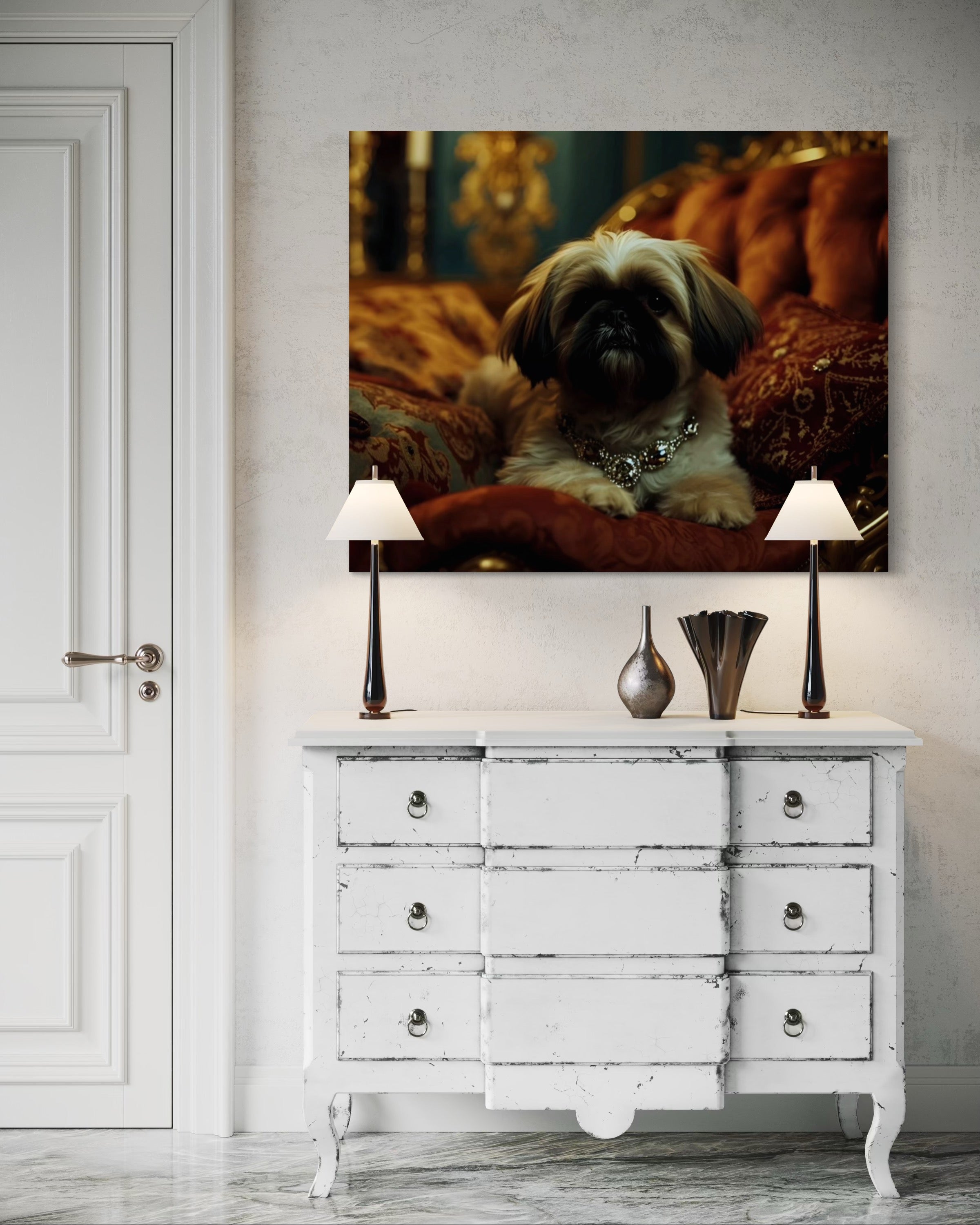 Victorian Royal Shih Tzu Portrait