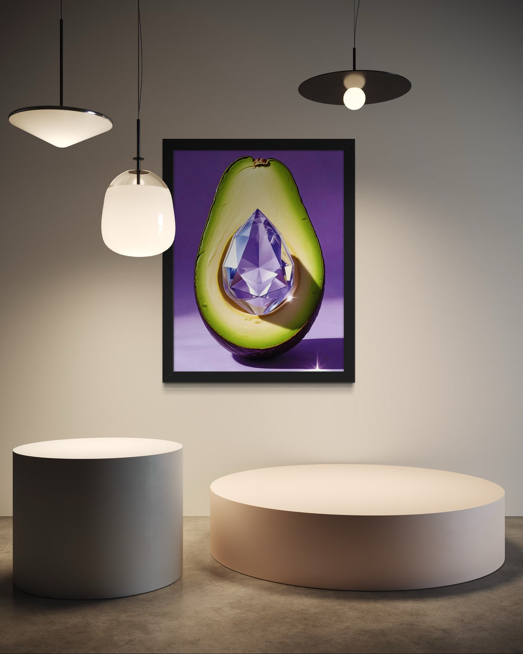 Avocado Gem Museum Print