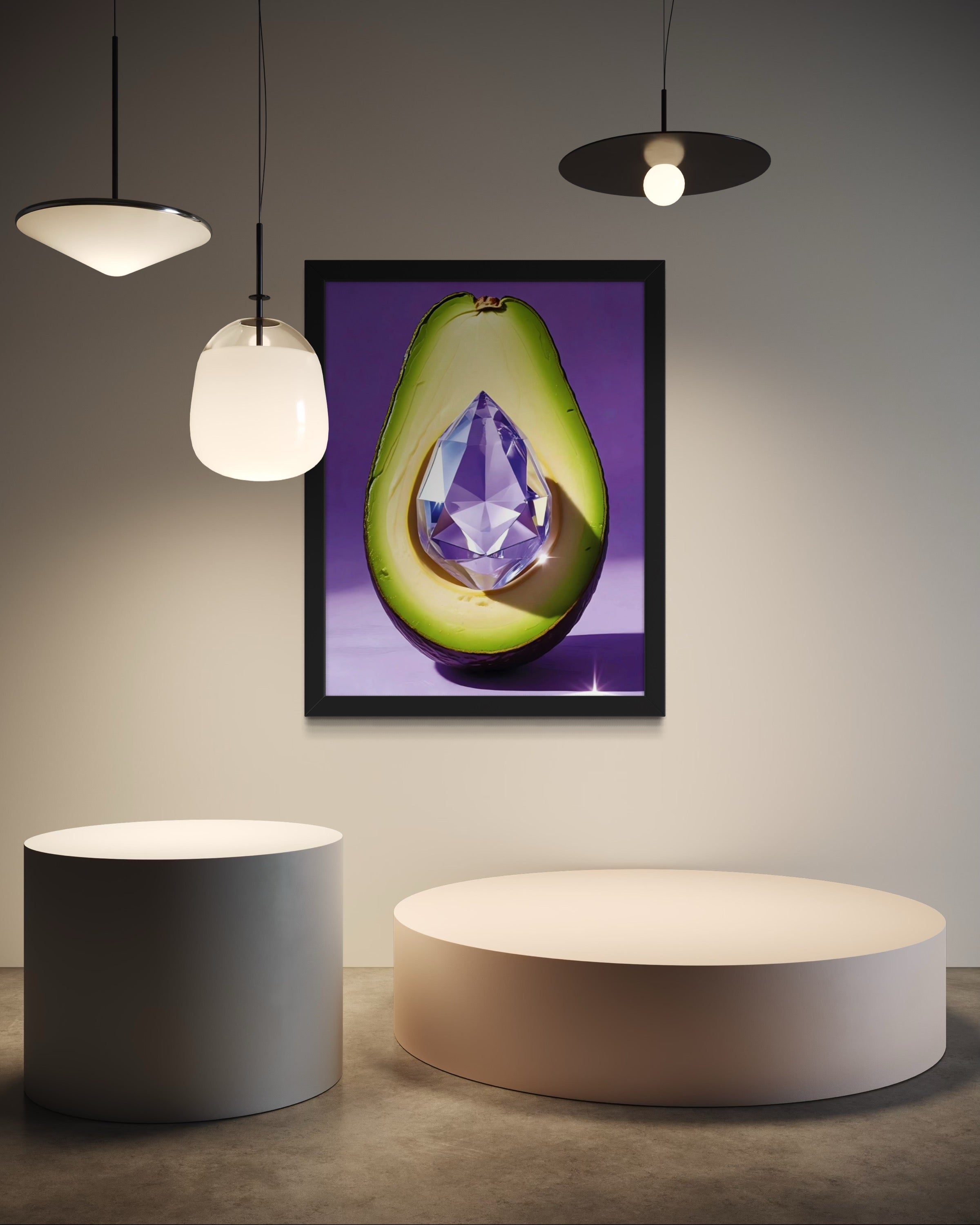 Avocado Gem Museum Print