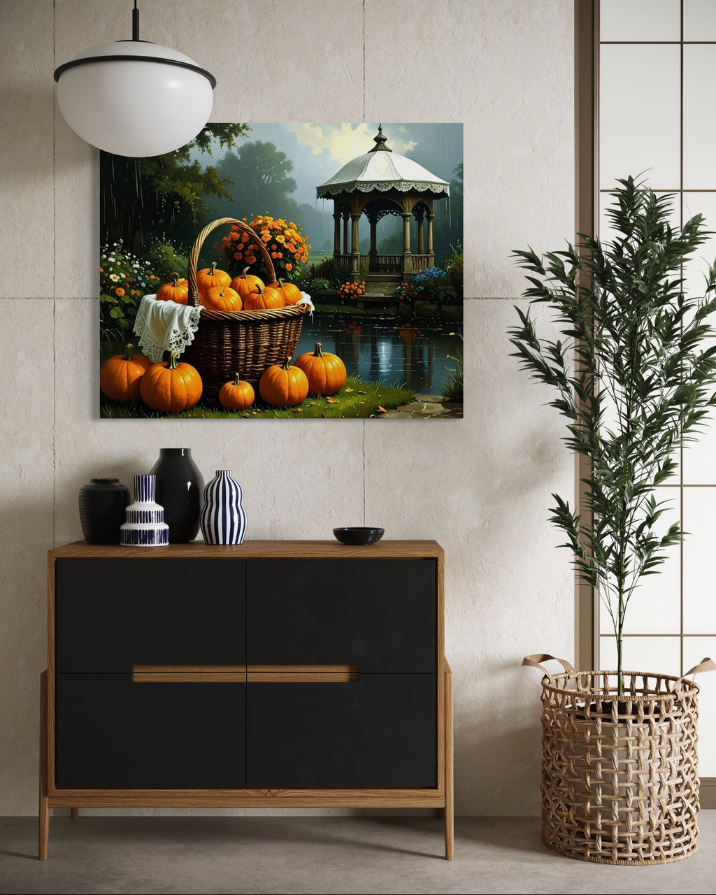 Pumpkin Basket and Gazebo