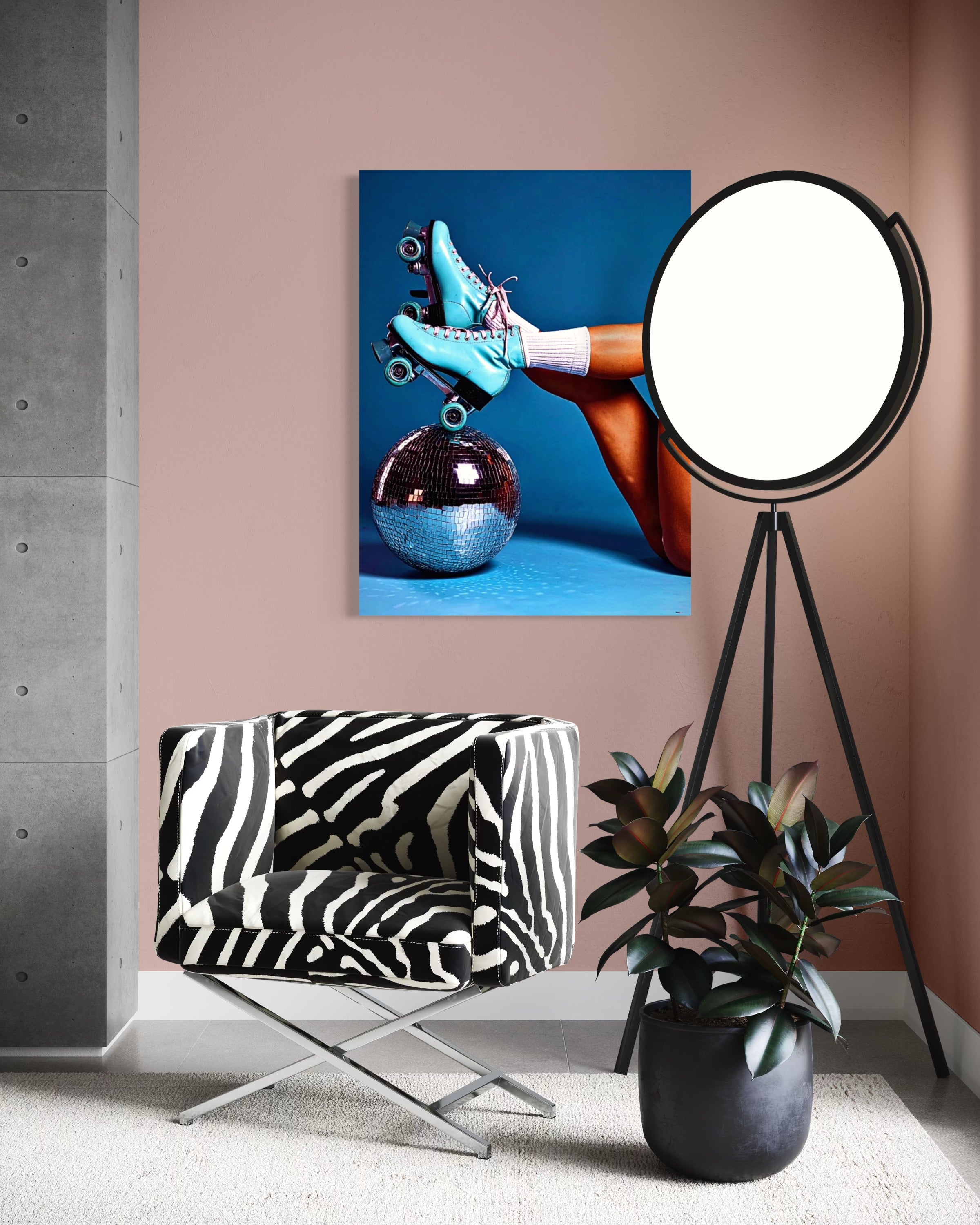 Retro Roller Skates Museum Print