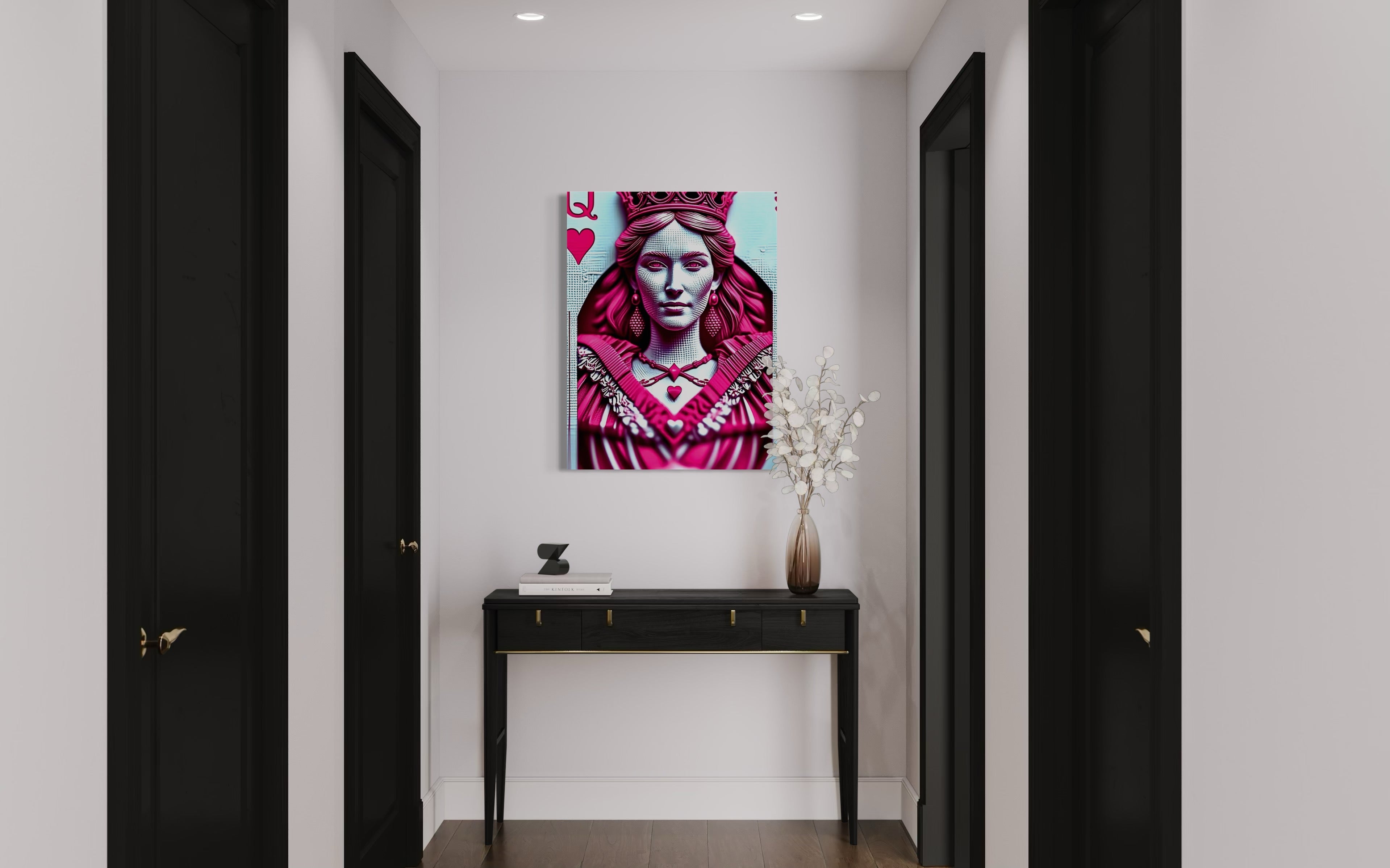Queen of Hearts Card