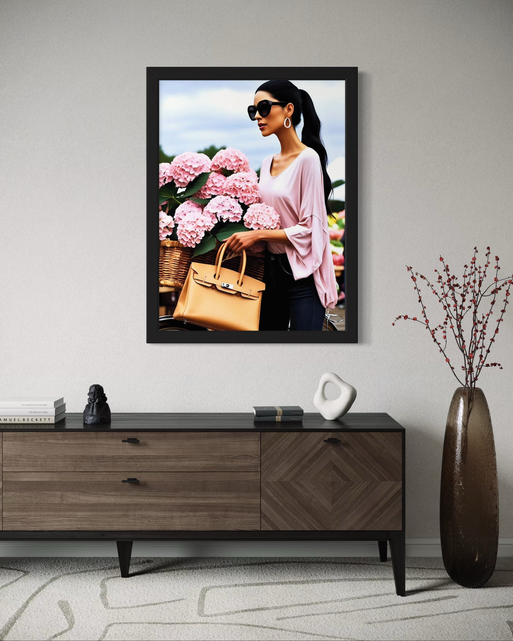 Farmer's Market Flowers Museum Print