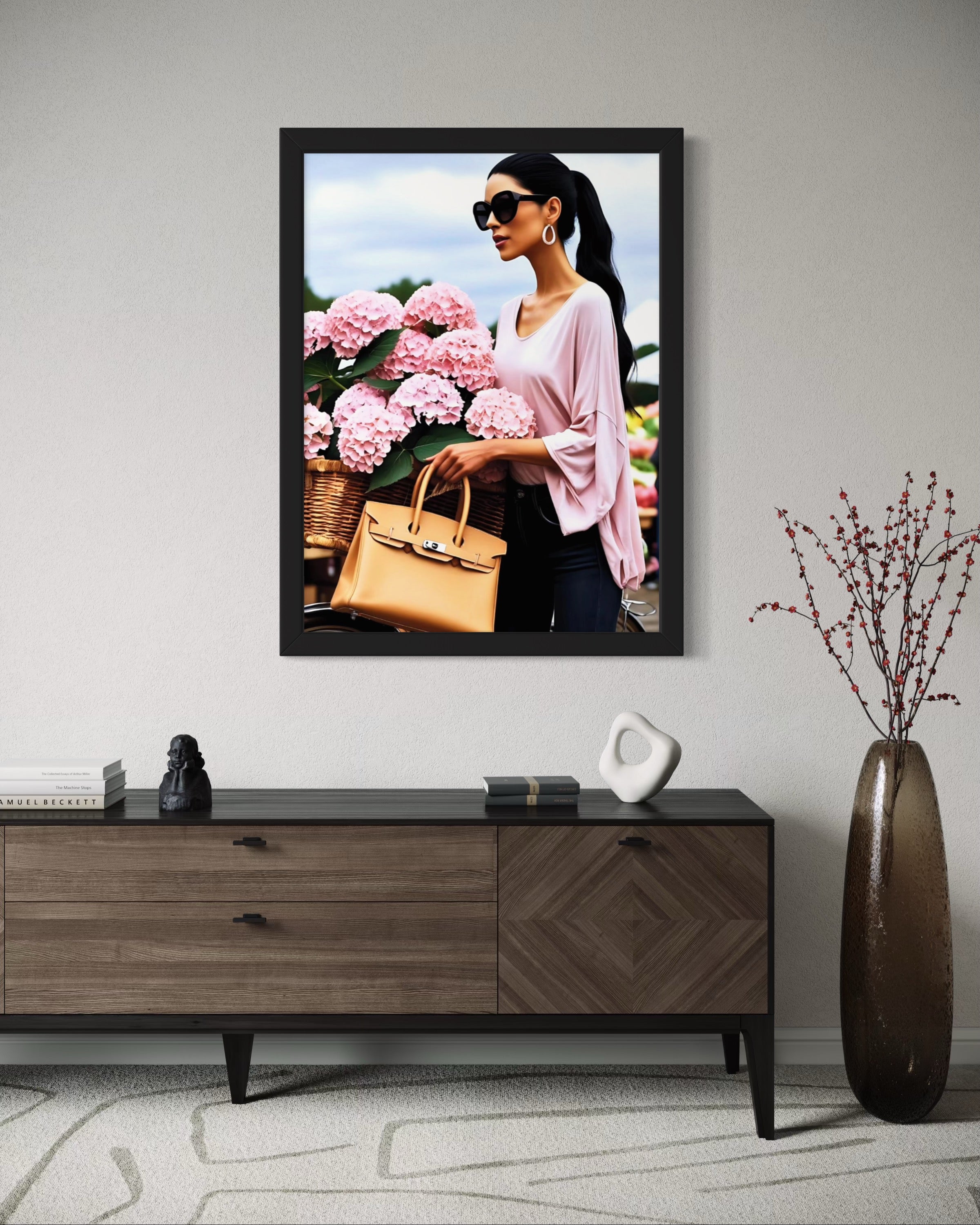 Farmer's Market Flowers Museum Print