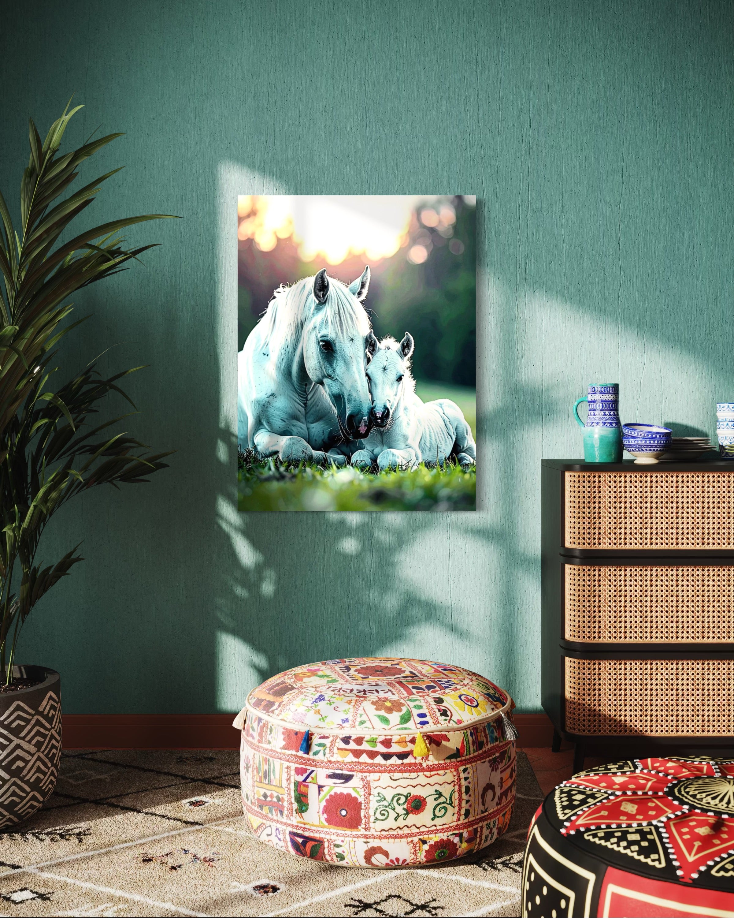 White Horse and Pony Museum Print