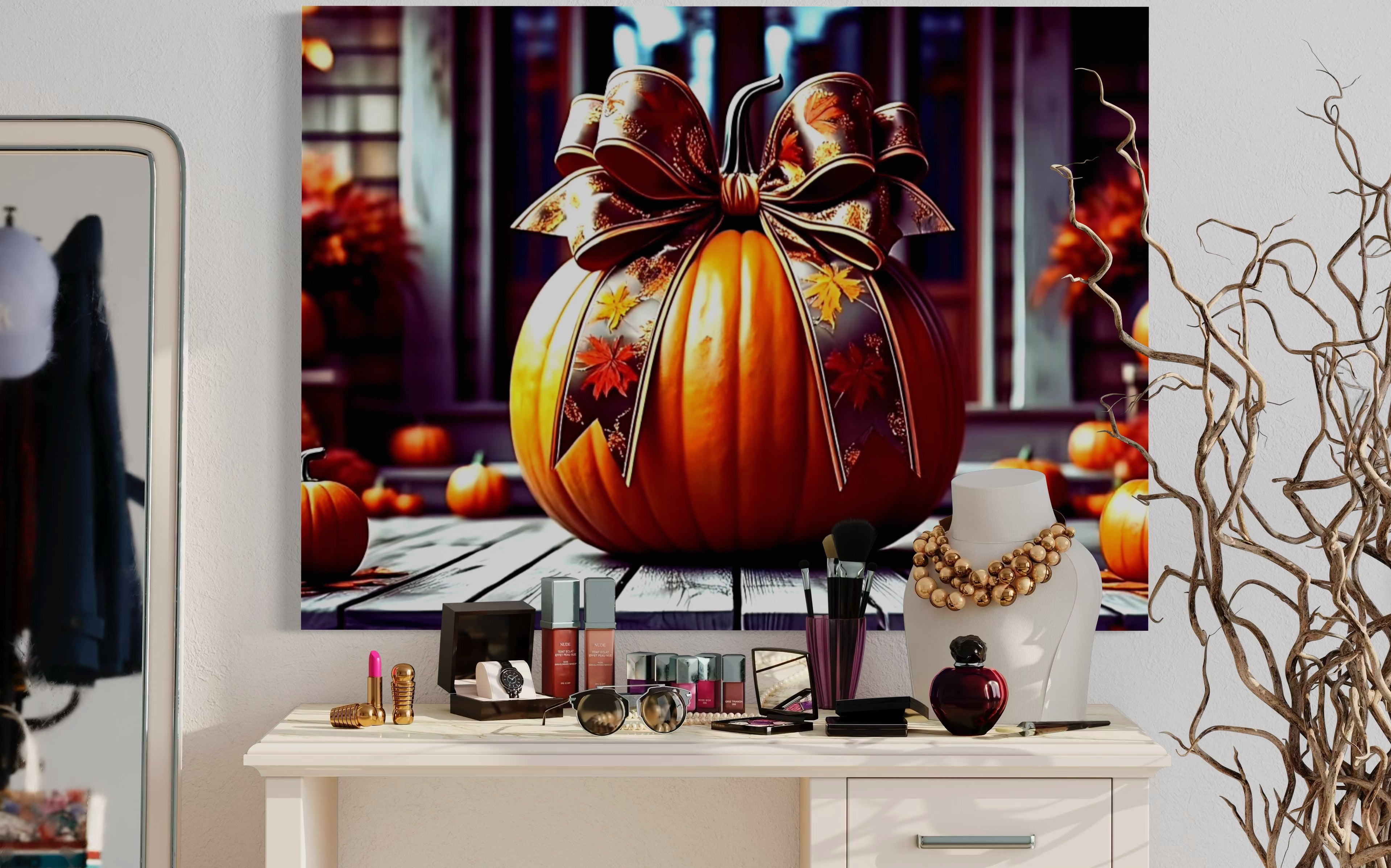 Thanksgiving Porch Pumpkin II