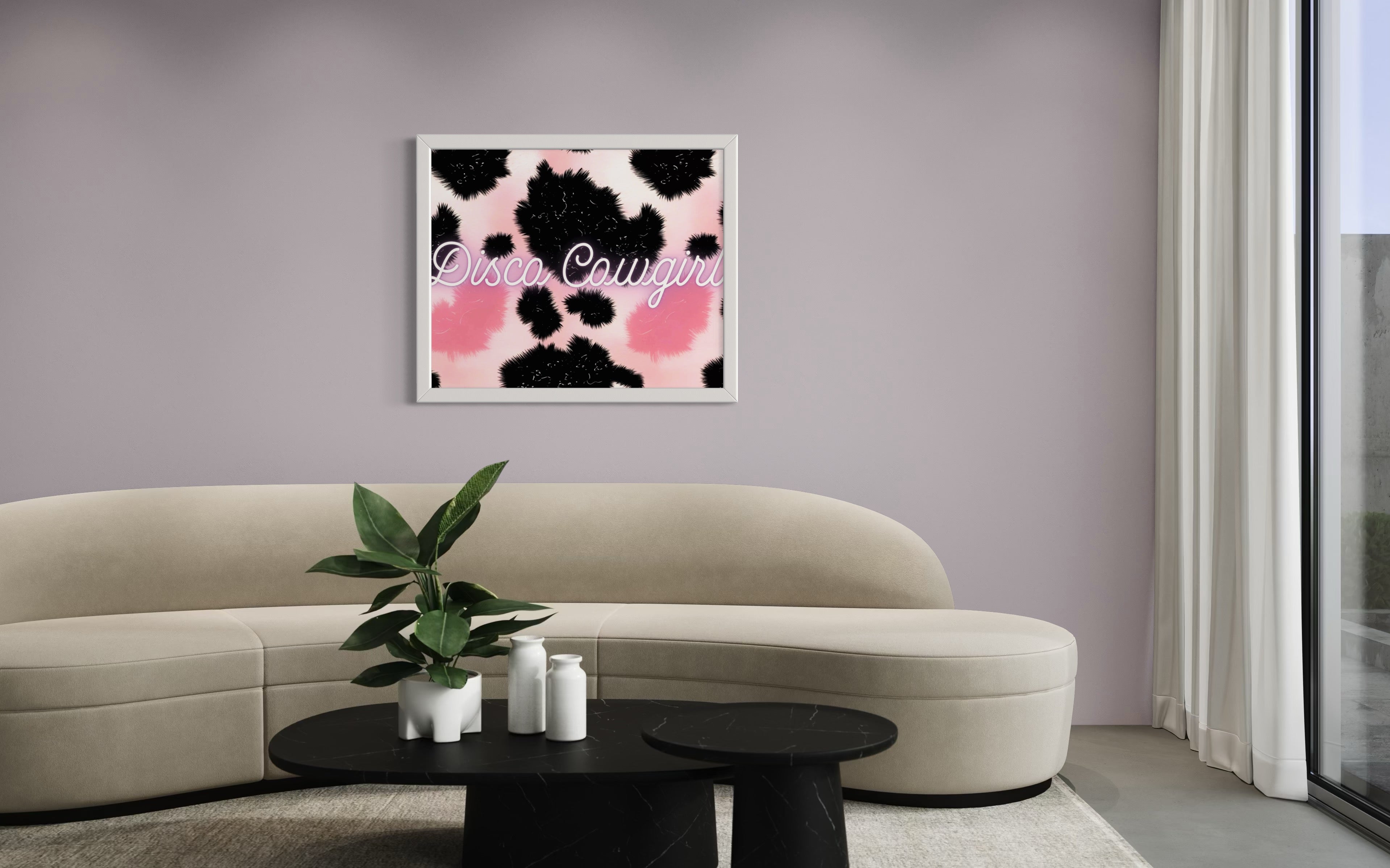 Disco Cowgirl Poster