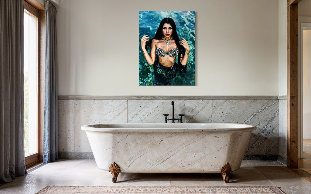 Arabesque Siren of the Mediterranean Sea Museum Print