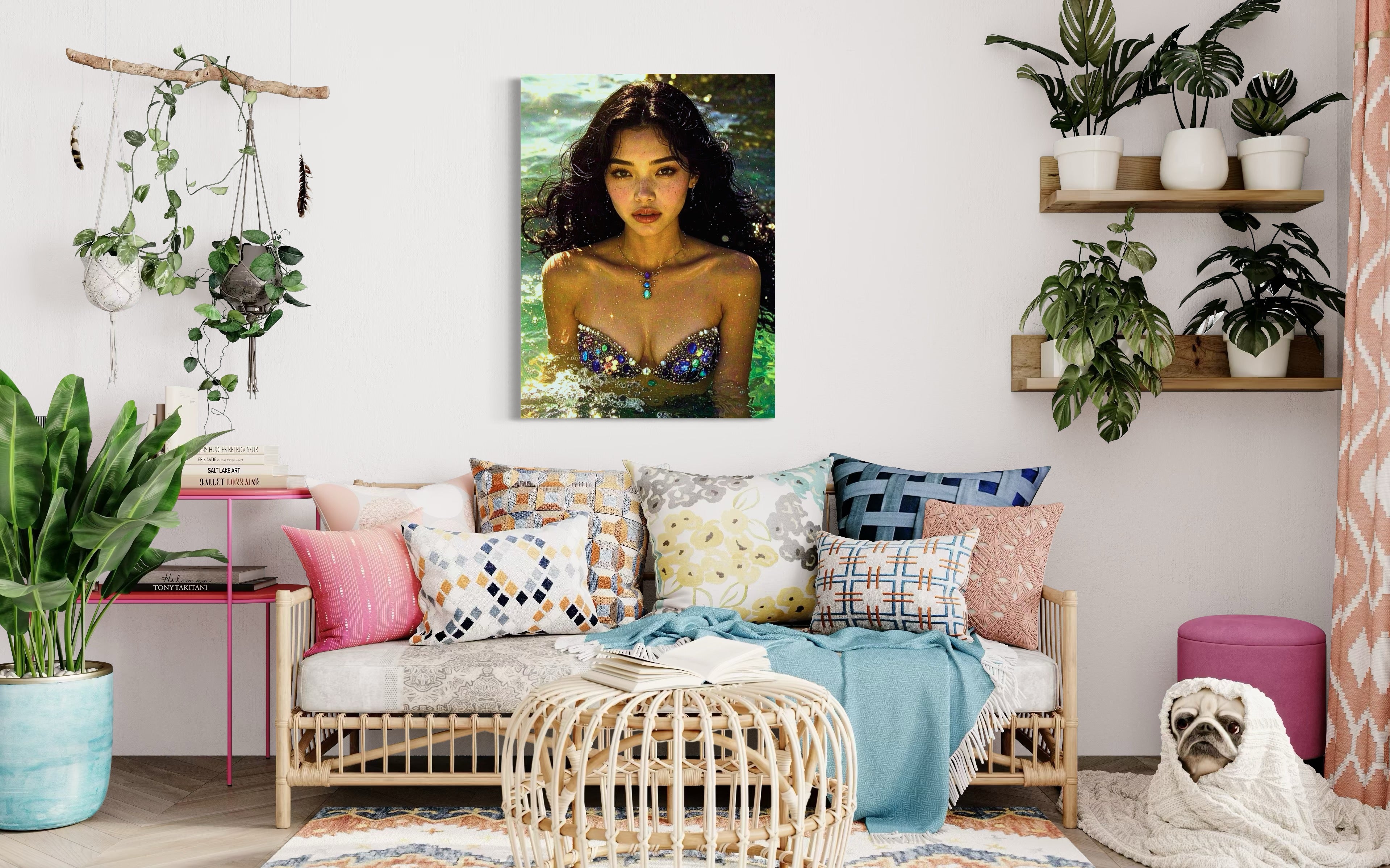 Seraphina Siren of Anse dArgent, Seychelles Museum Print
