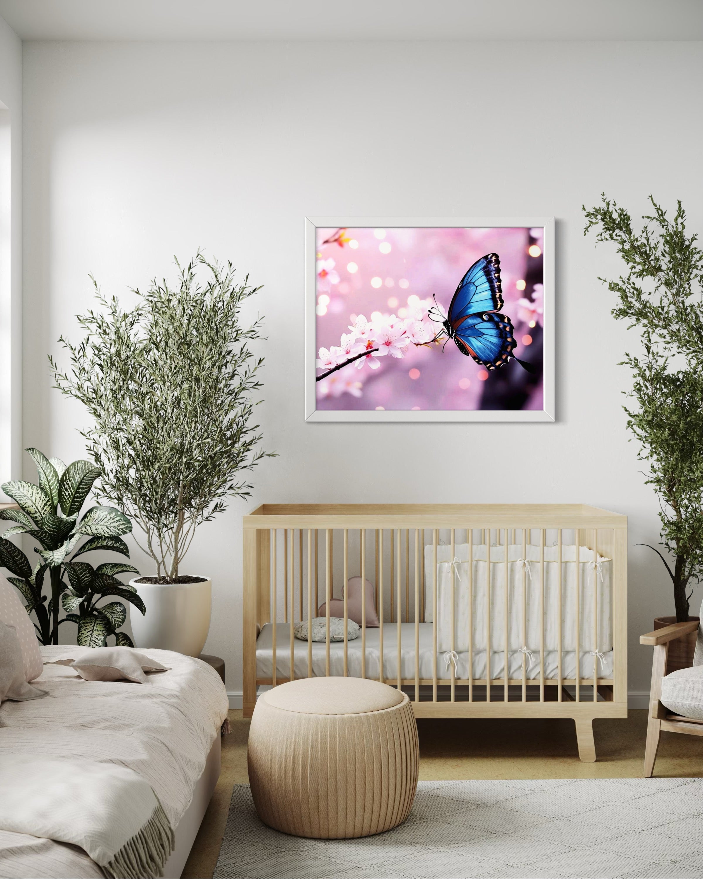 Butterfly Blossoms Museum Print