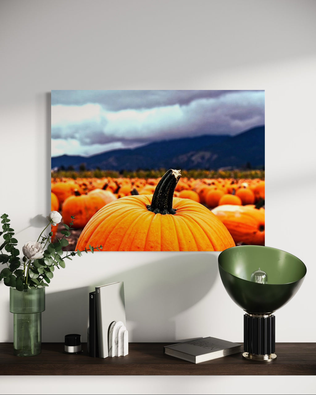Pumpkin Patch in a Storm