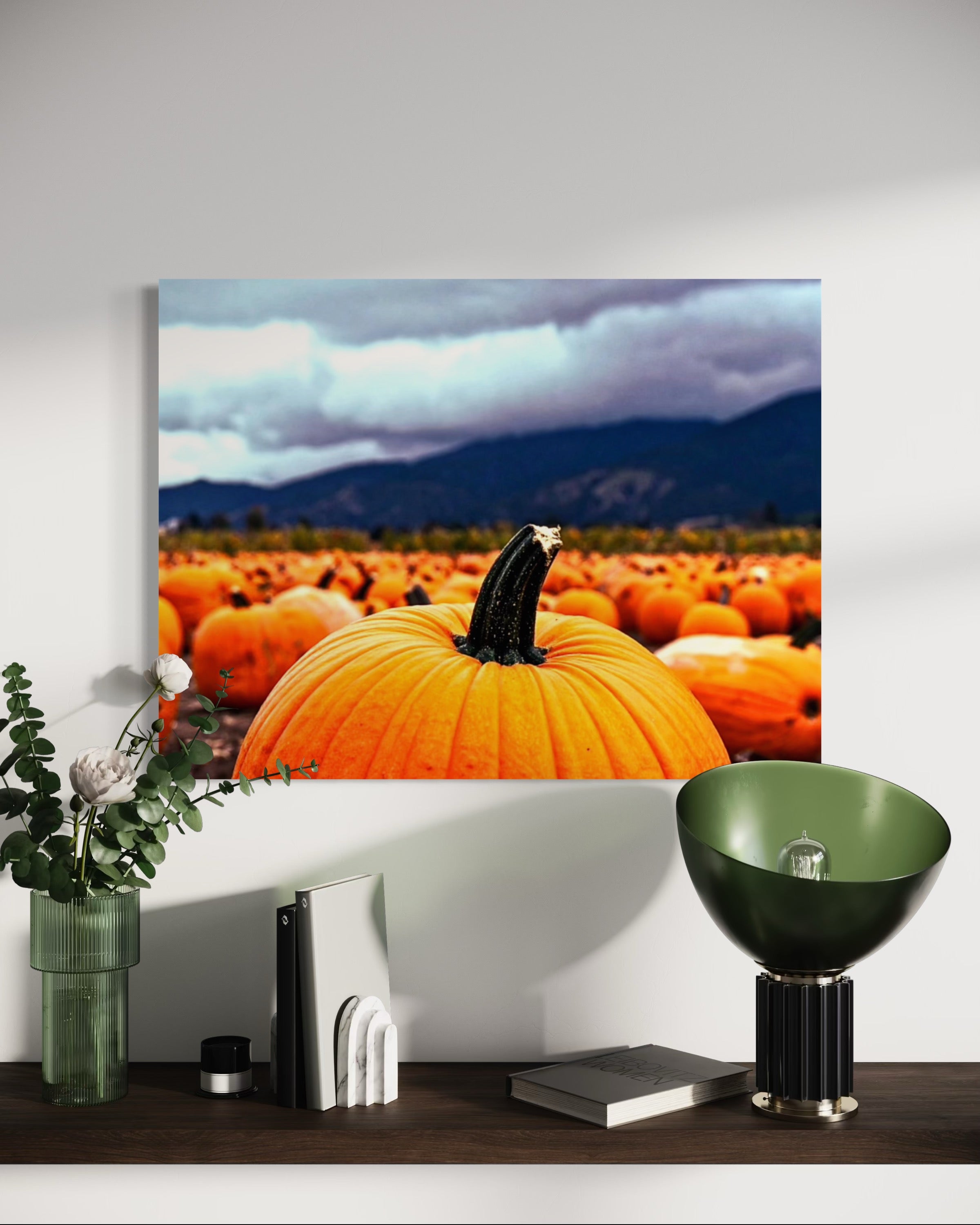 Pumpkin Patch in a Storm
