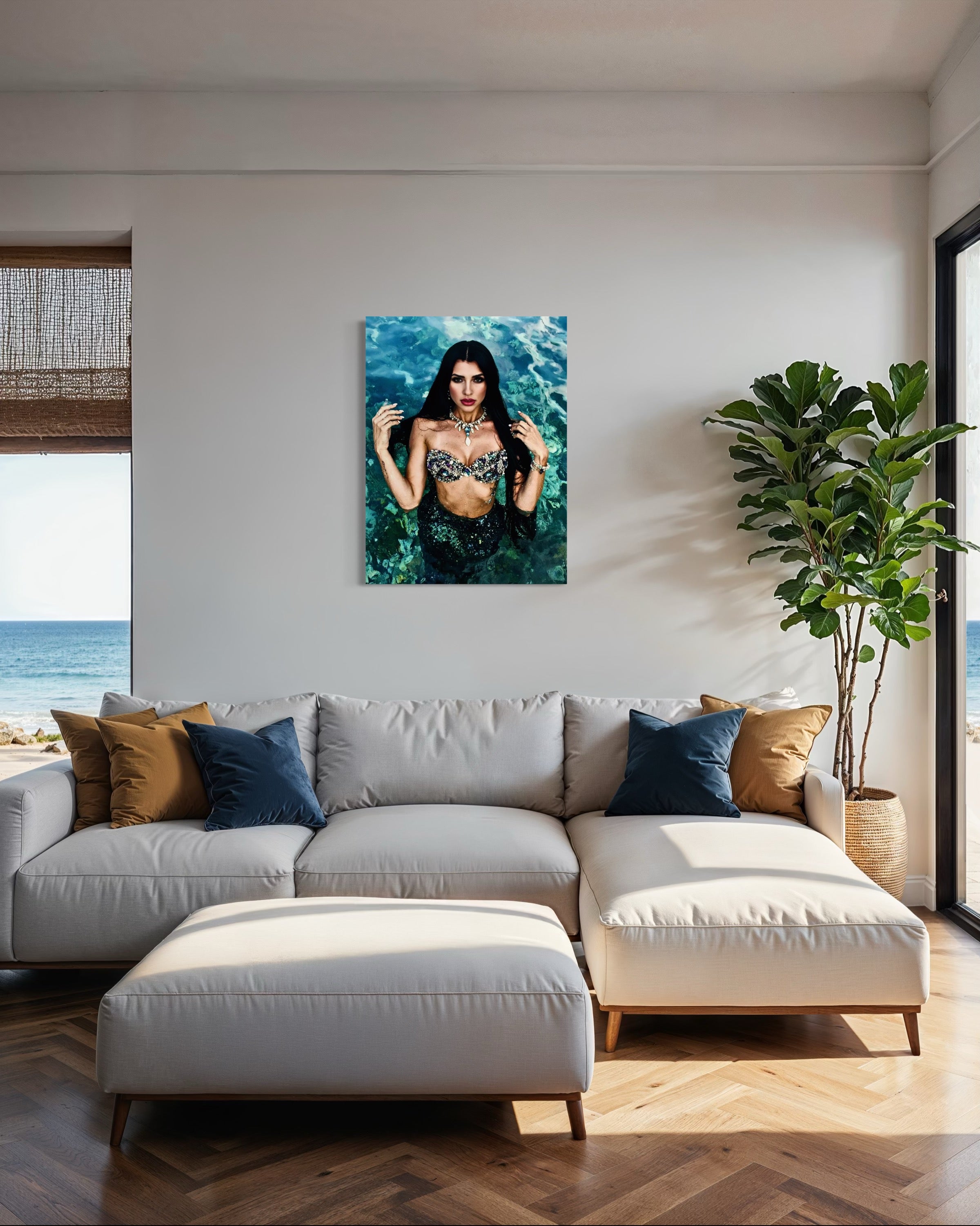 Arabesque Siren of the Mediterranean Sea Museum Print