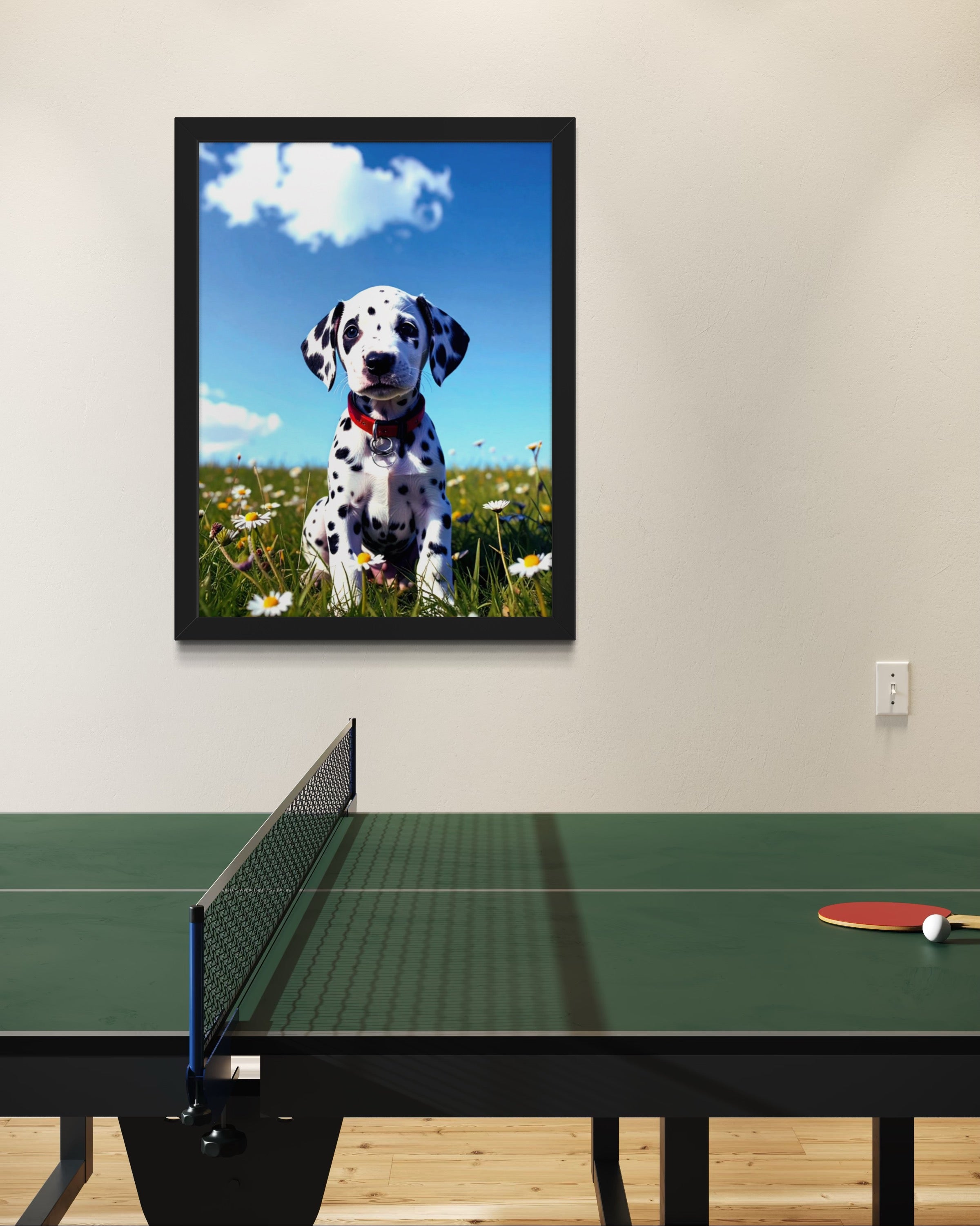 Dalmatian Puppy on a Sunny Day Museum Print