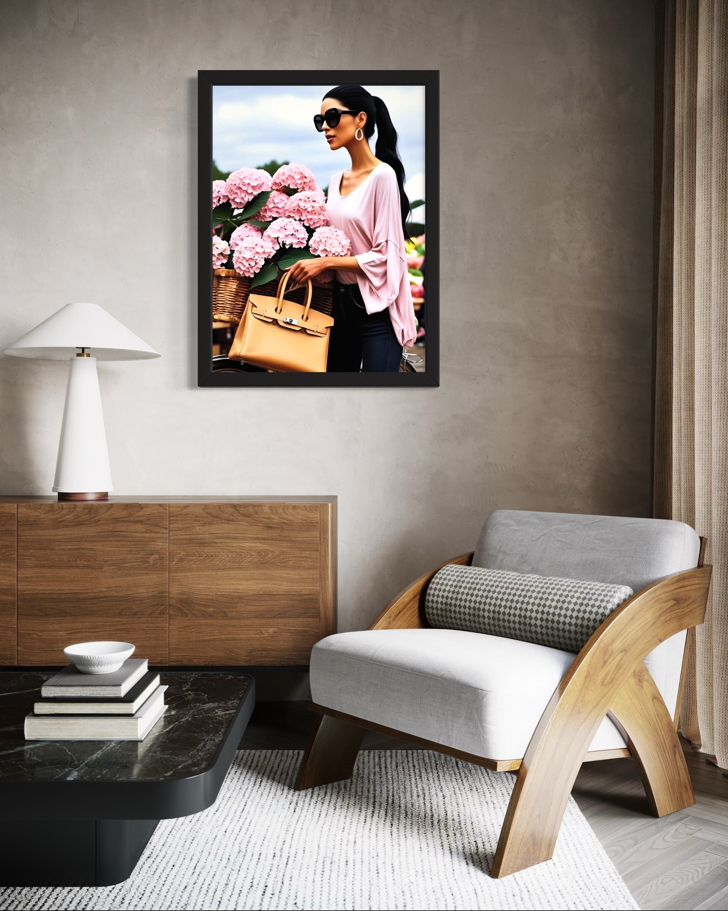Farmer's Market Flowers Museum Print