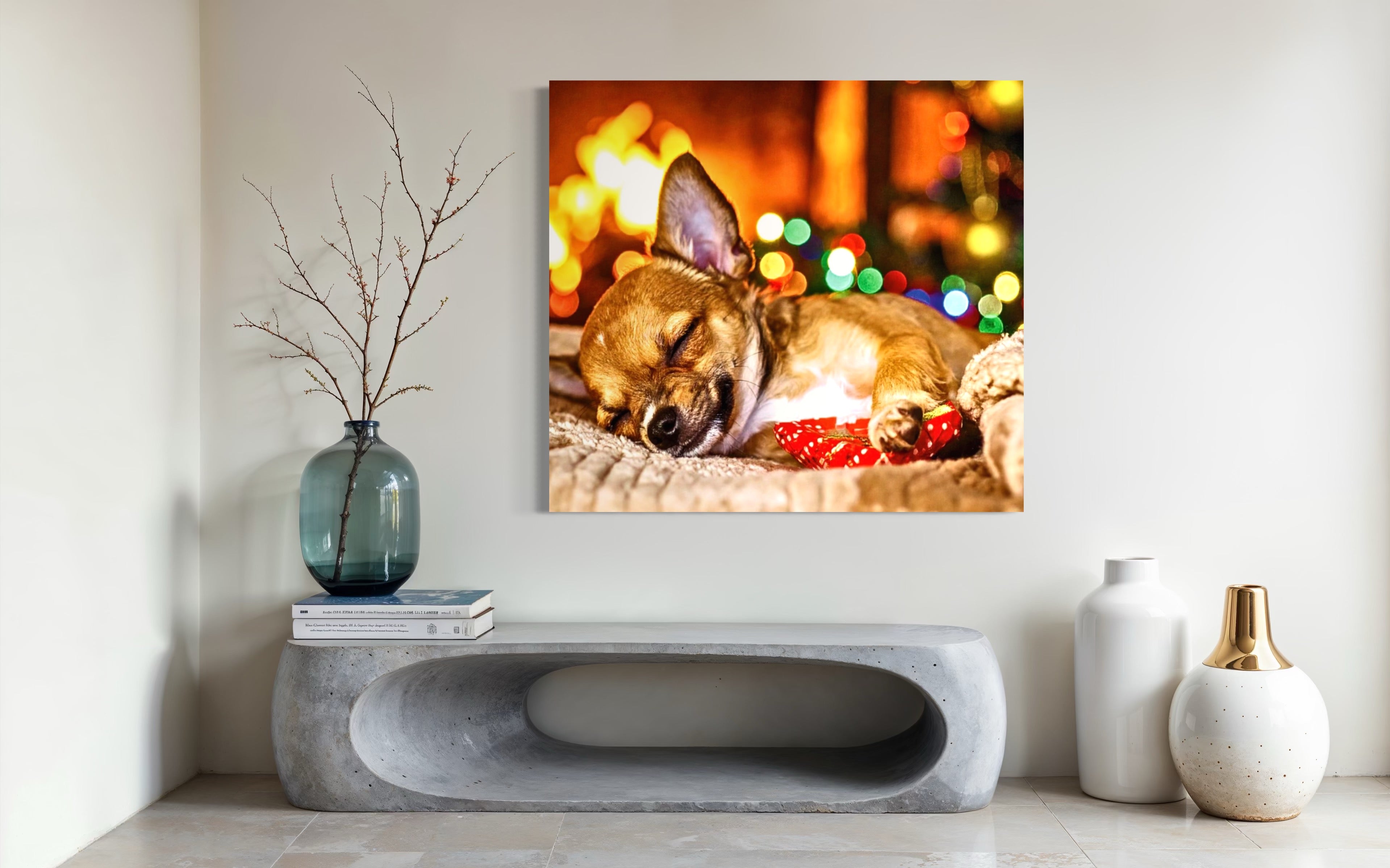 Magic Christmas Dreaming Chihuahua