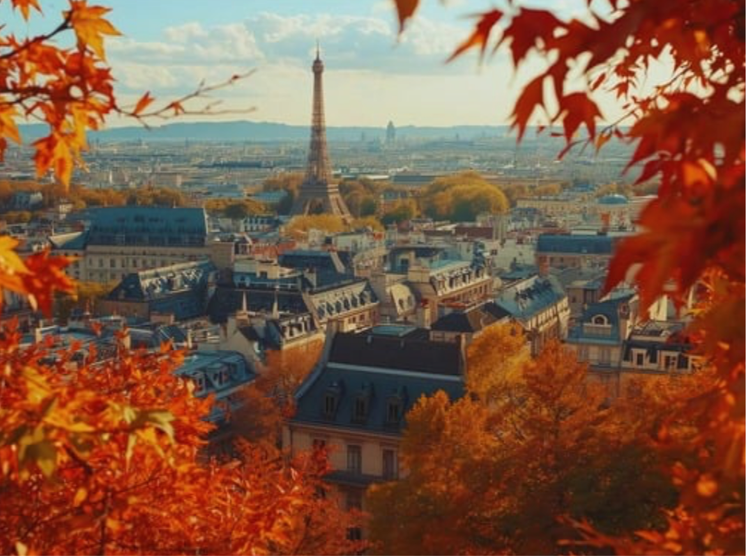 Autumn in Paris Museum Print