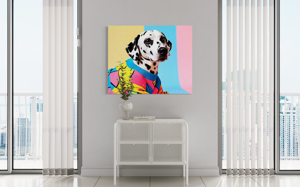 Retro Dalmatian Museum Print