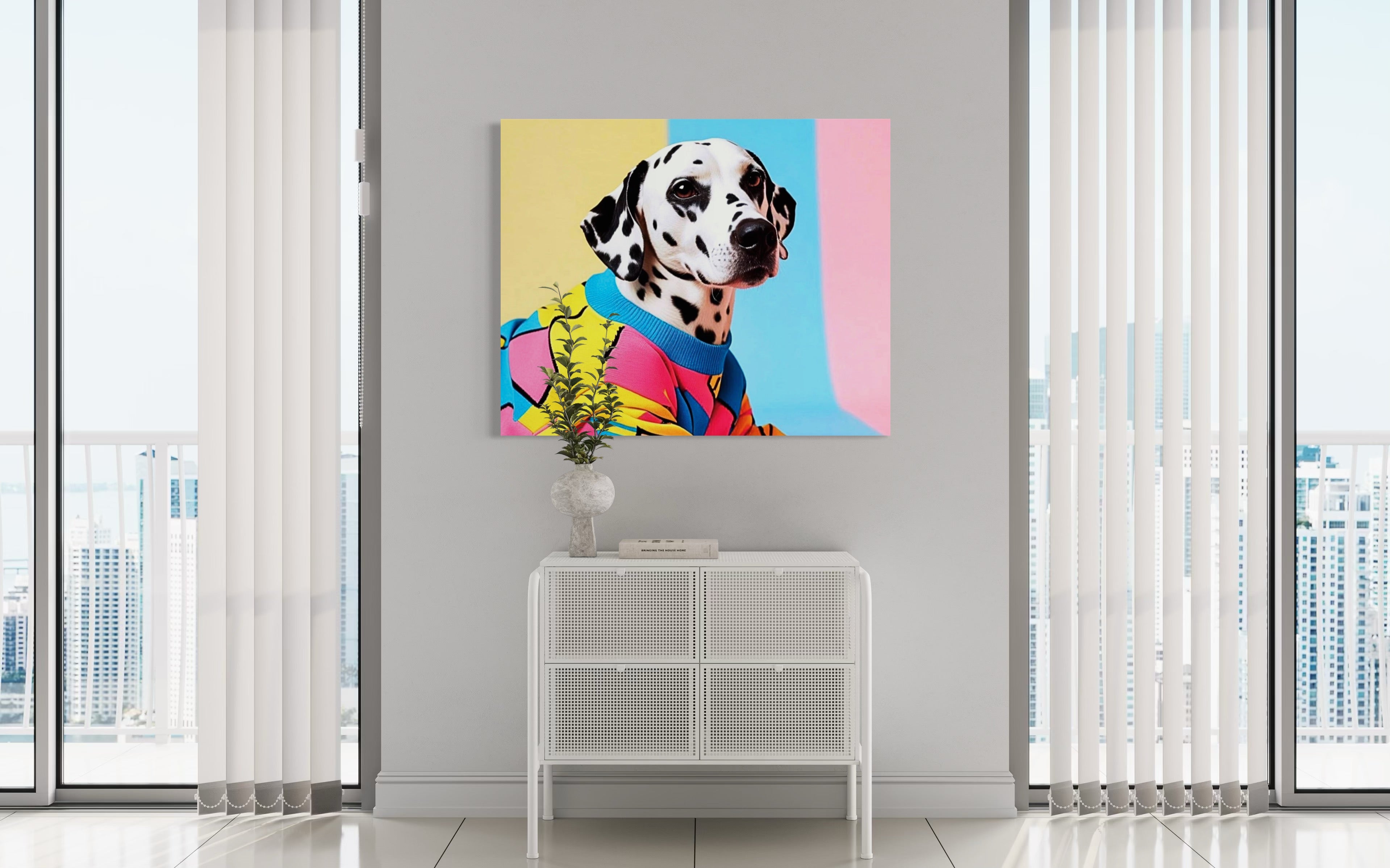 Retro Dalmatian Museum Print