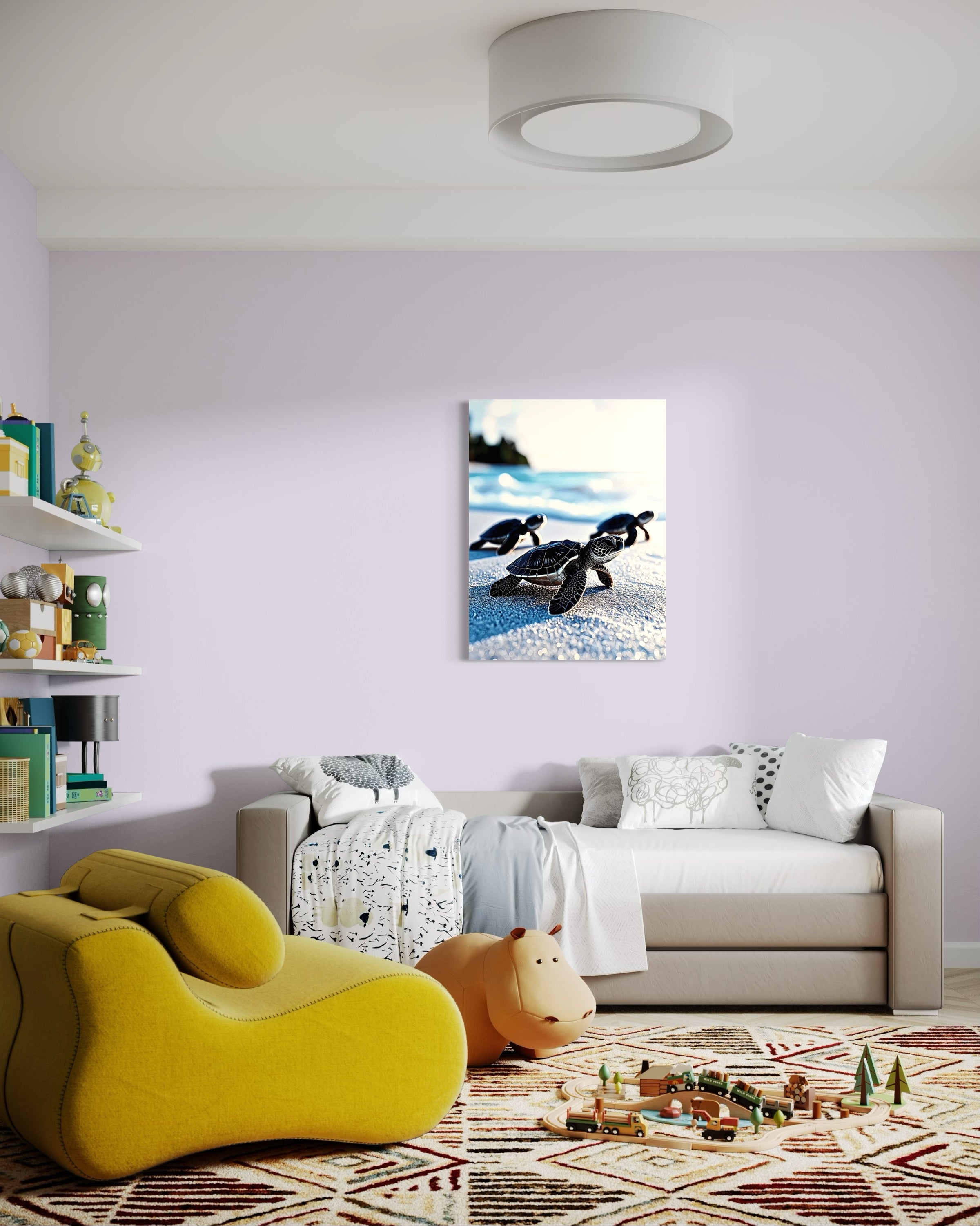 Baby Sea Turtles Museum Print