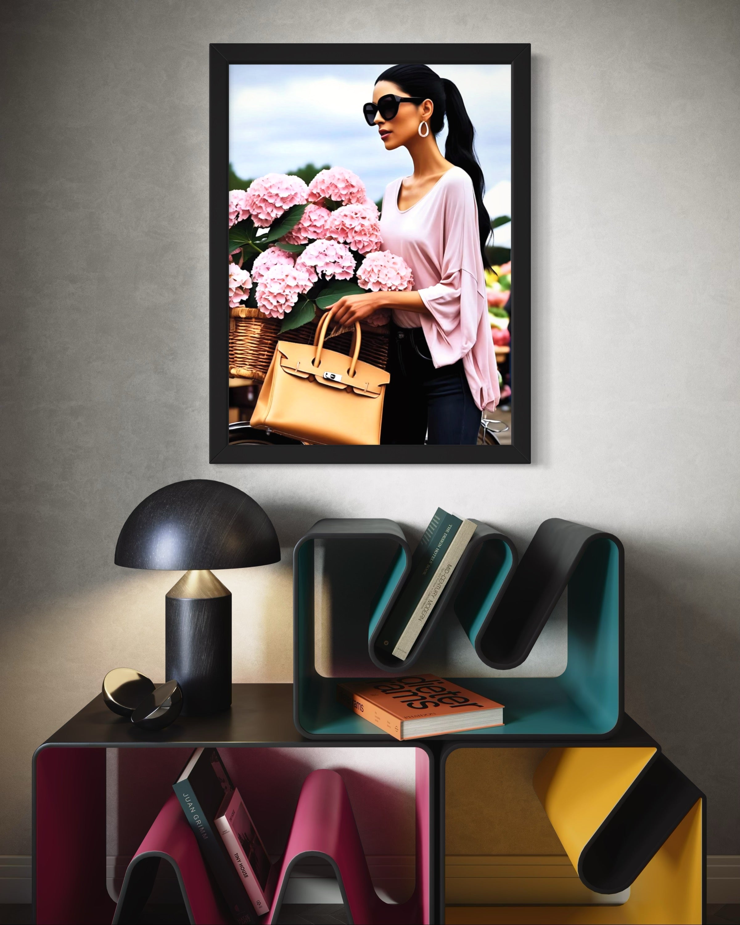 Farmer's Market Flowers Museum Print