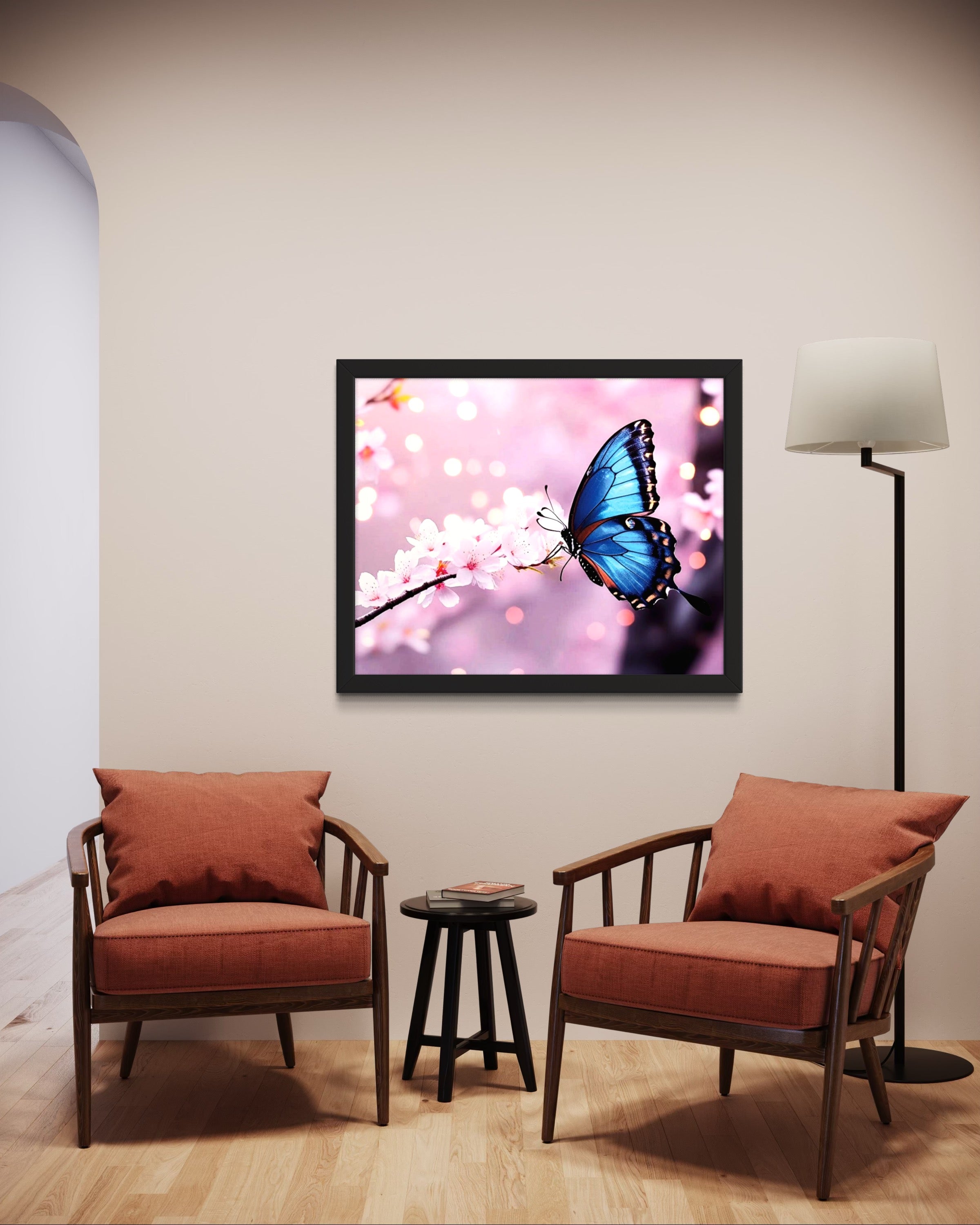 Butterfly Blossoms Museum Print