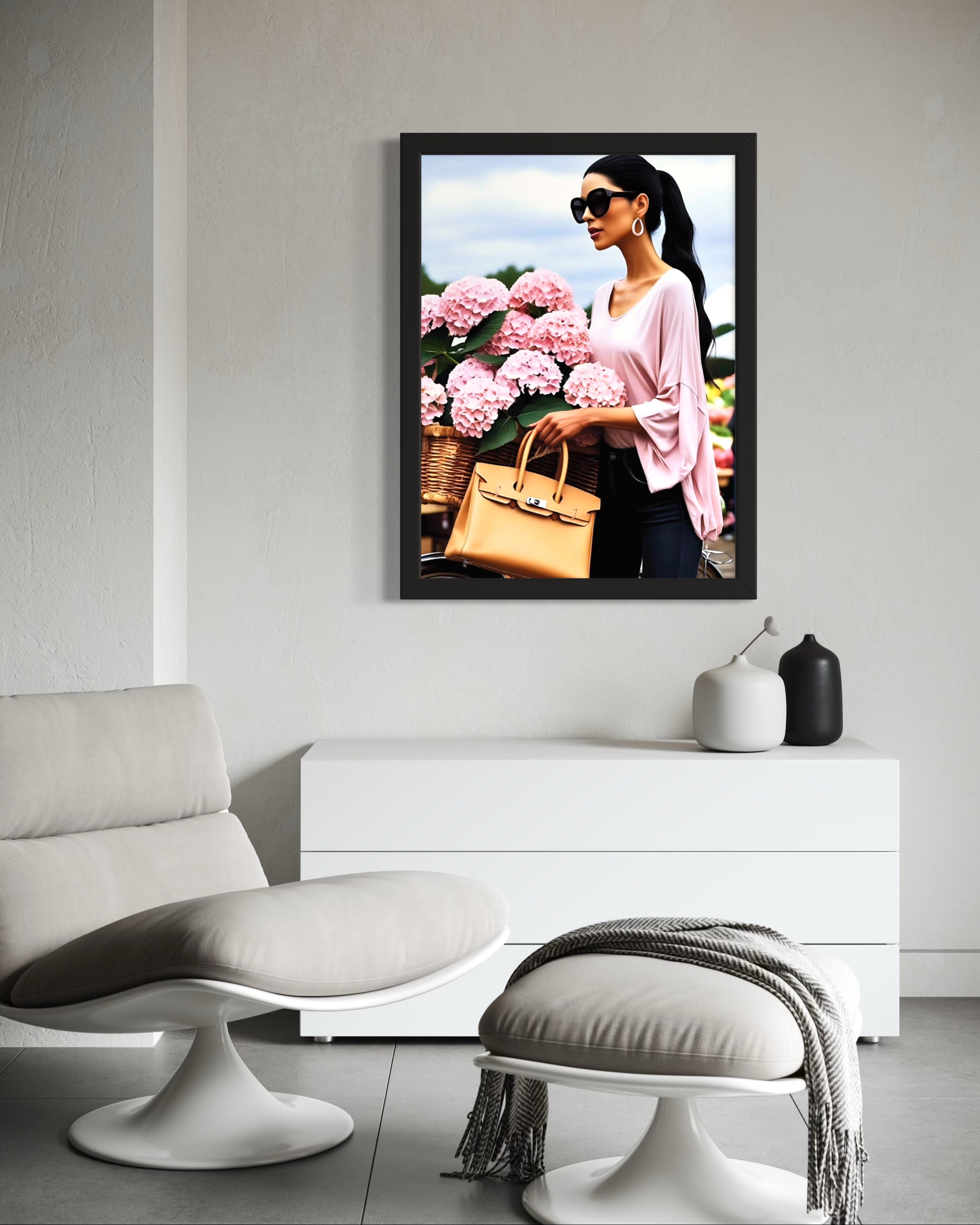 Farmer's Market Flowers Museum Print