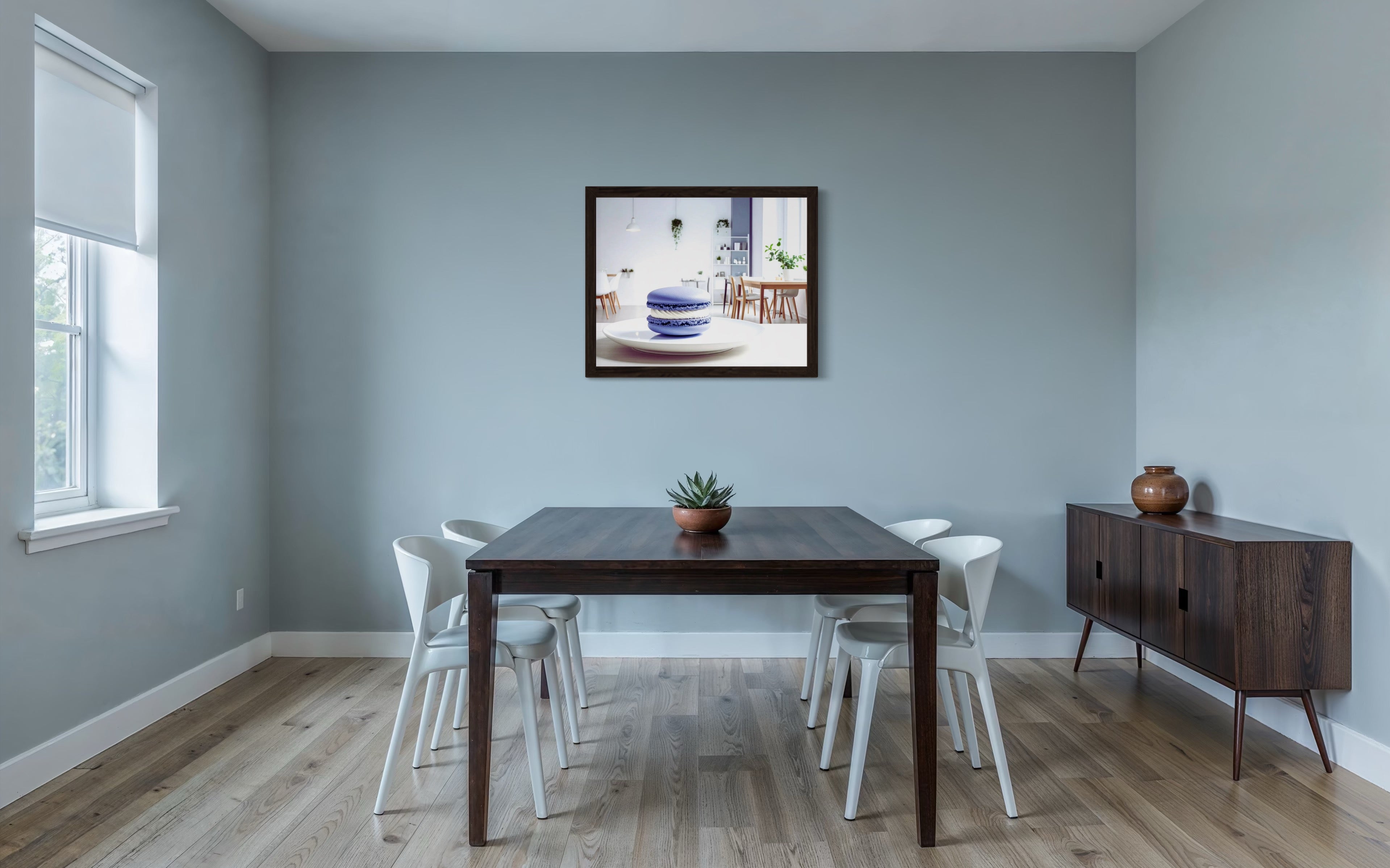 Periwinkle Macaroon Museum Print