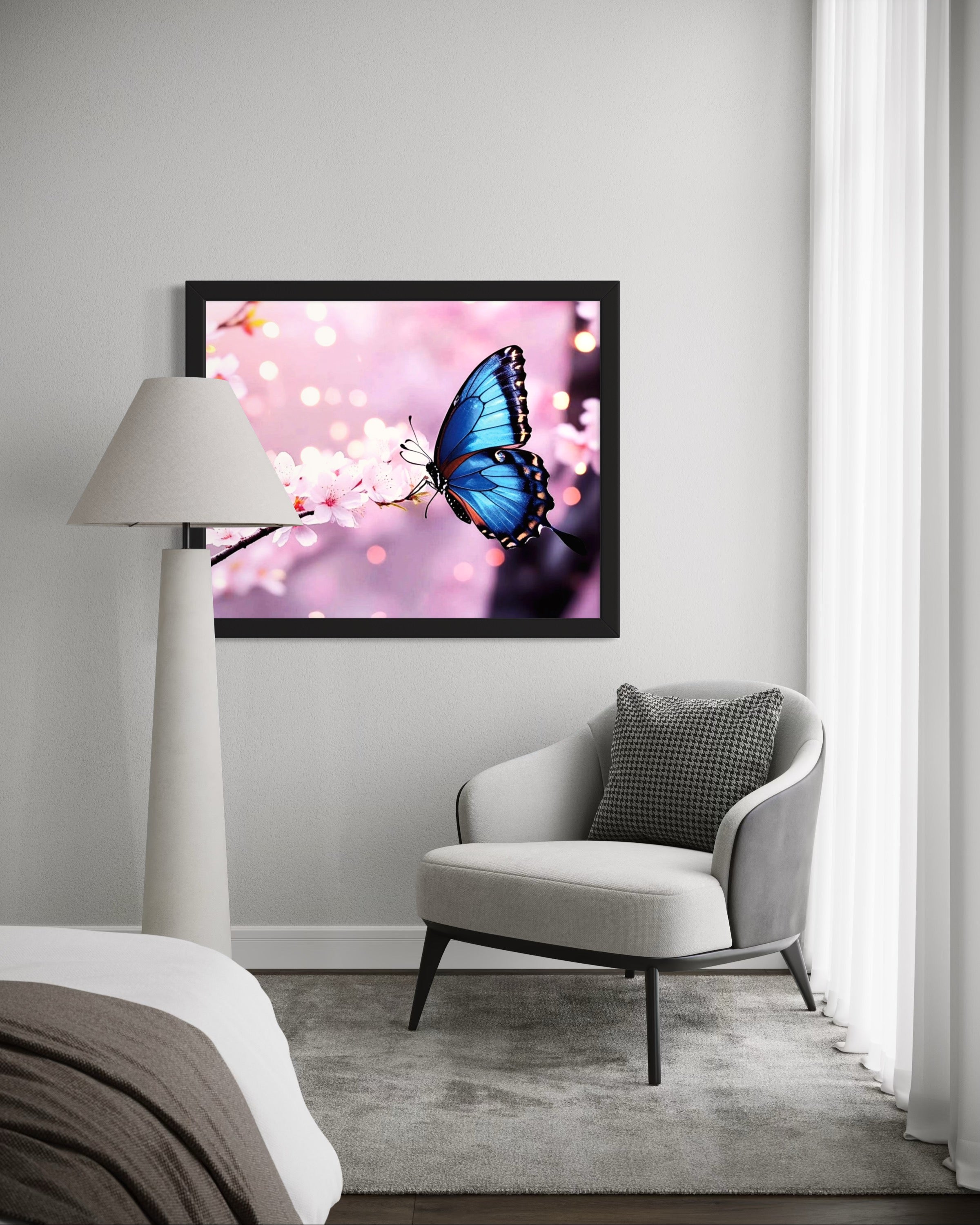 Butterfly Blossoms Museum Print