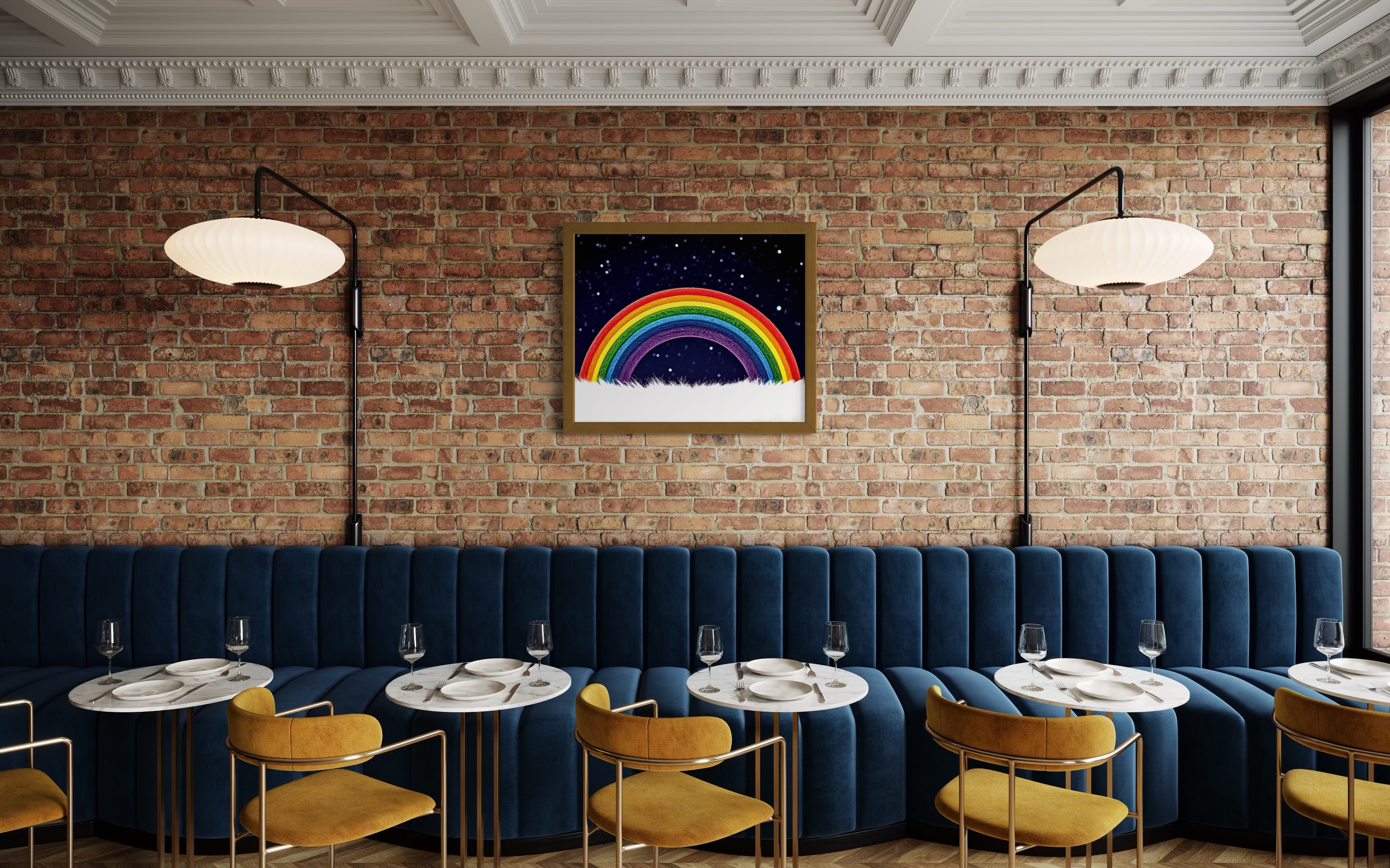 Furry Rainbow Museum Print