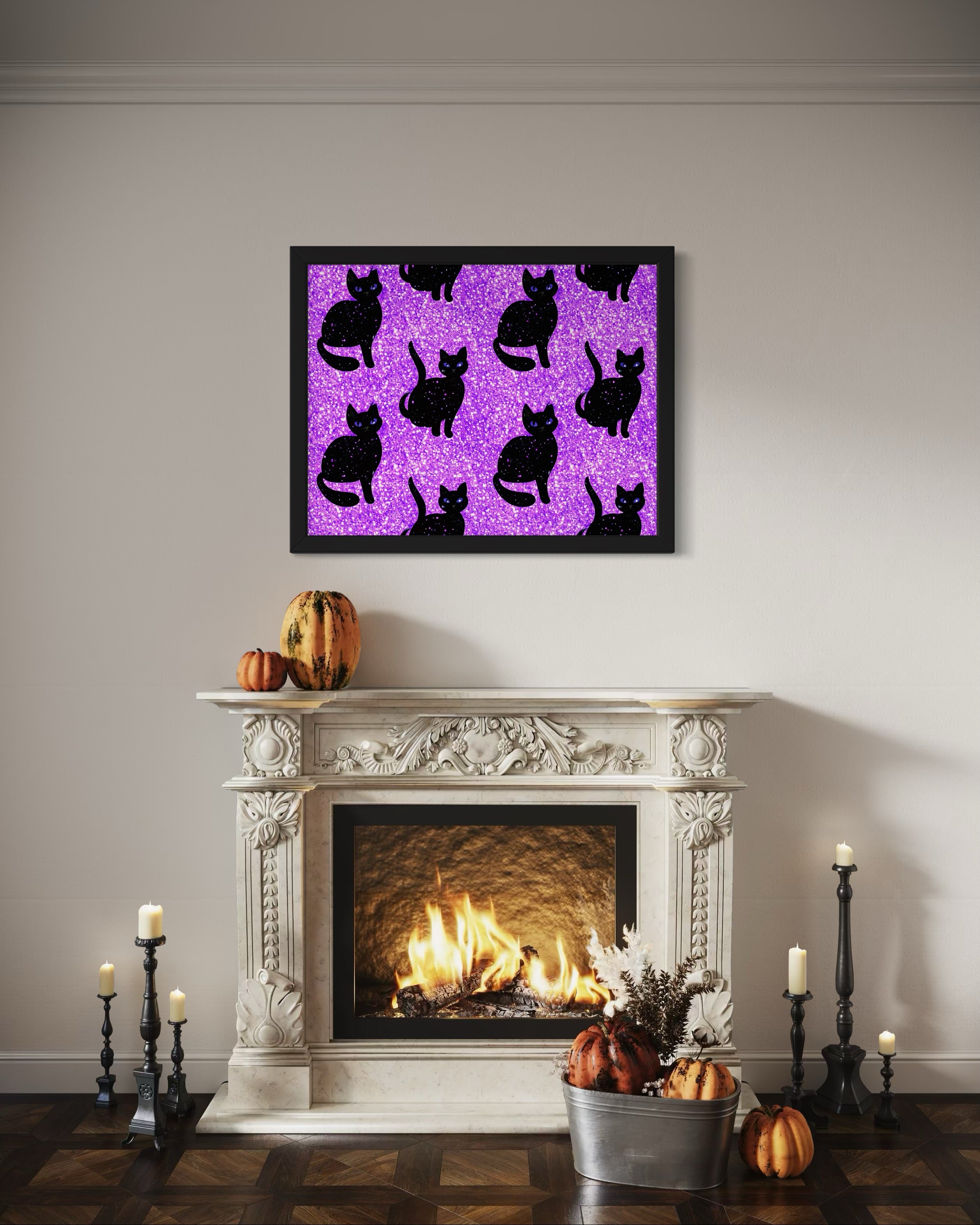 Sparkle Cats Pattern II
