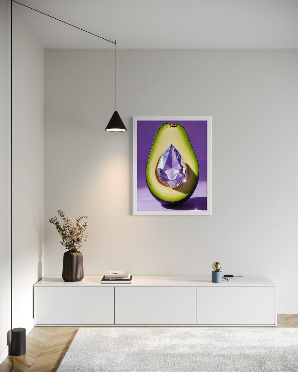 Avocado Gem Museum Print
