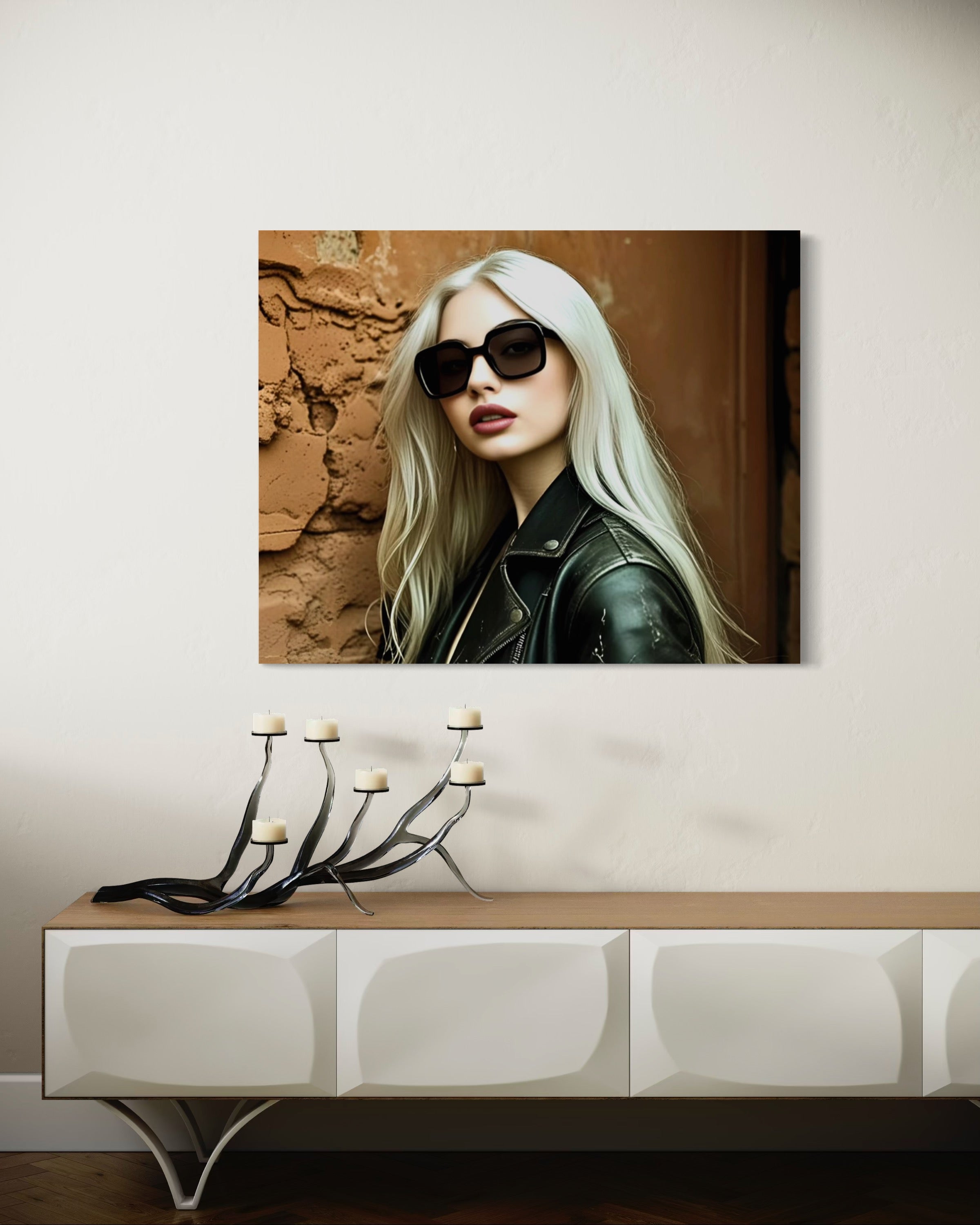 Leather Jacket Clay Wall - Blonde