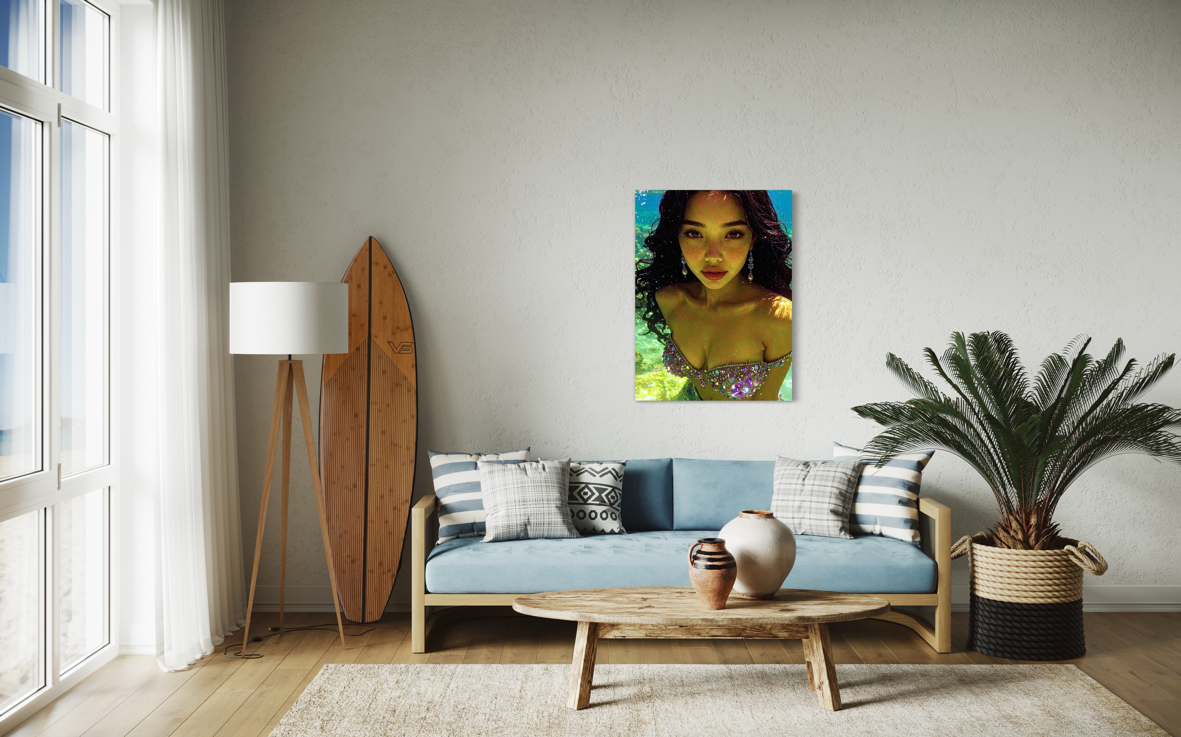Vespera Siren of Kalanggaman Island Museum Print