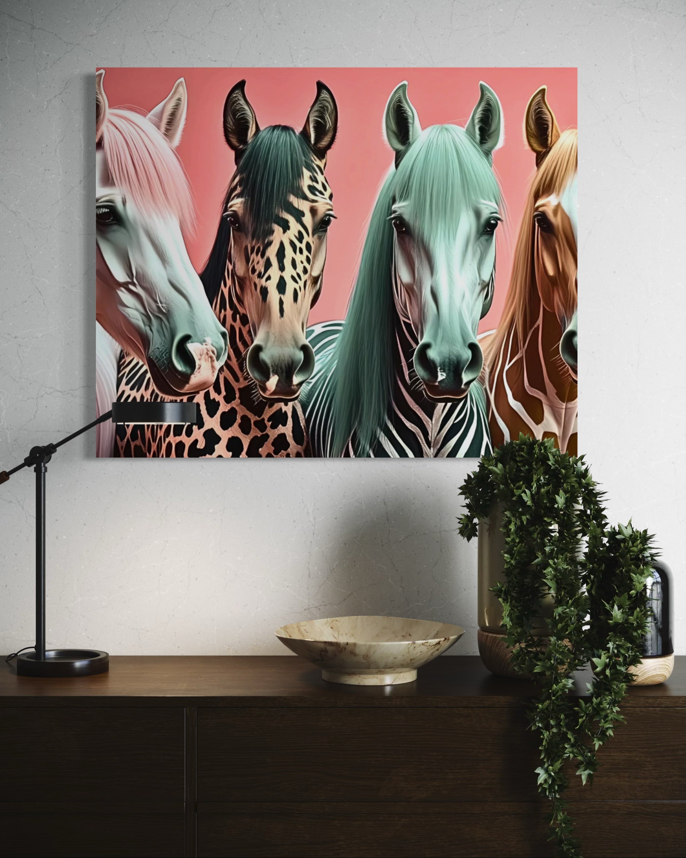 Impossible Horses Museum Print