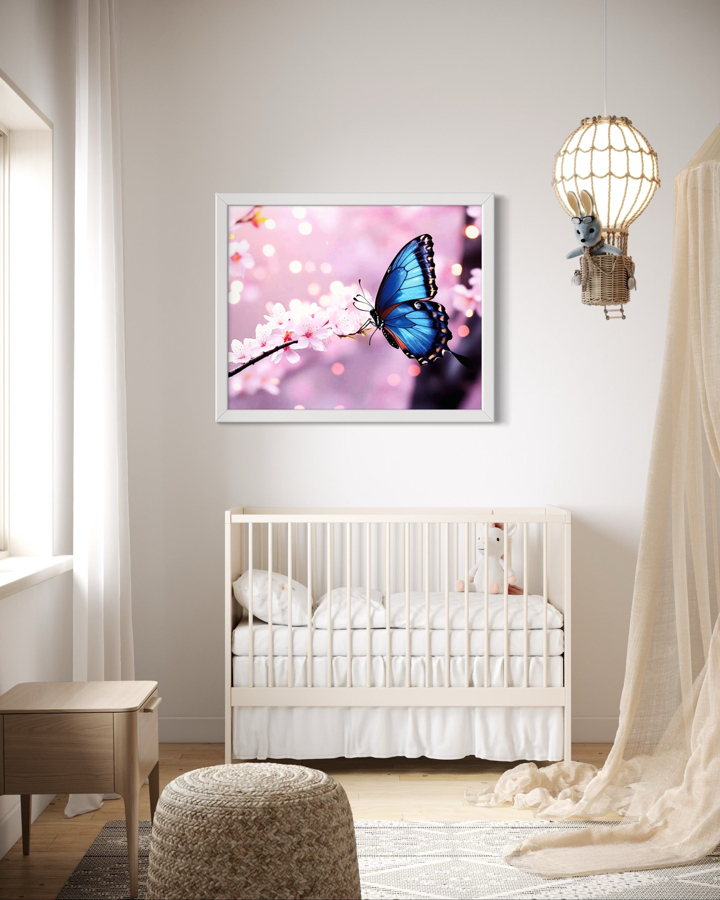 Butterfly Blossoms Museum Print