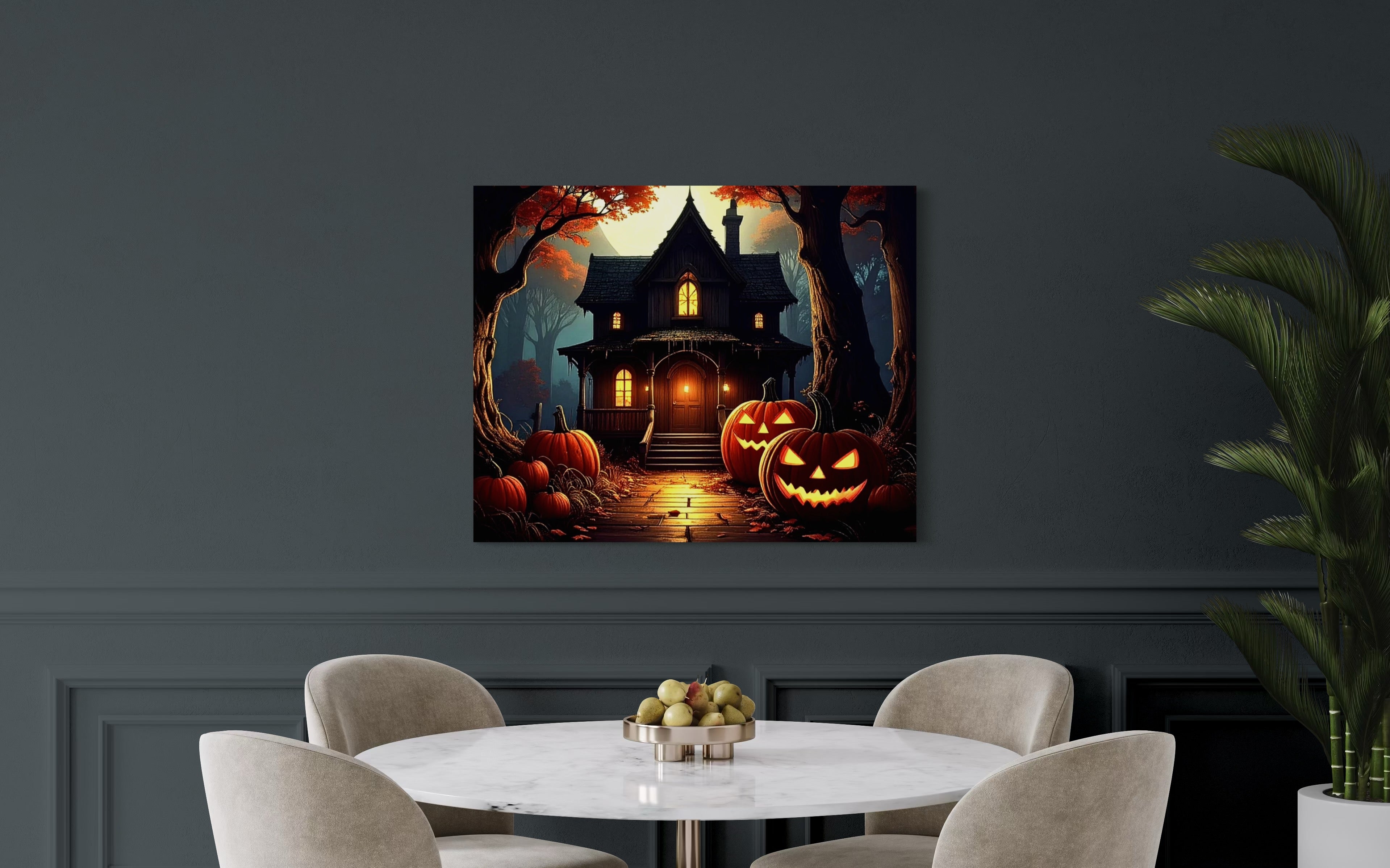 Halloween House Porch