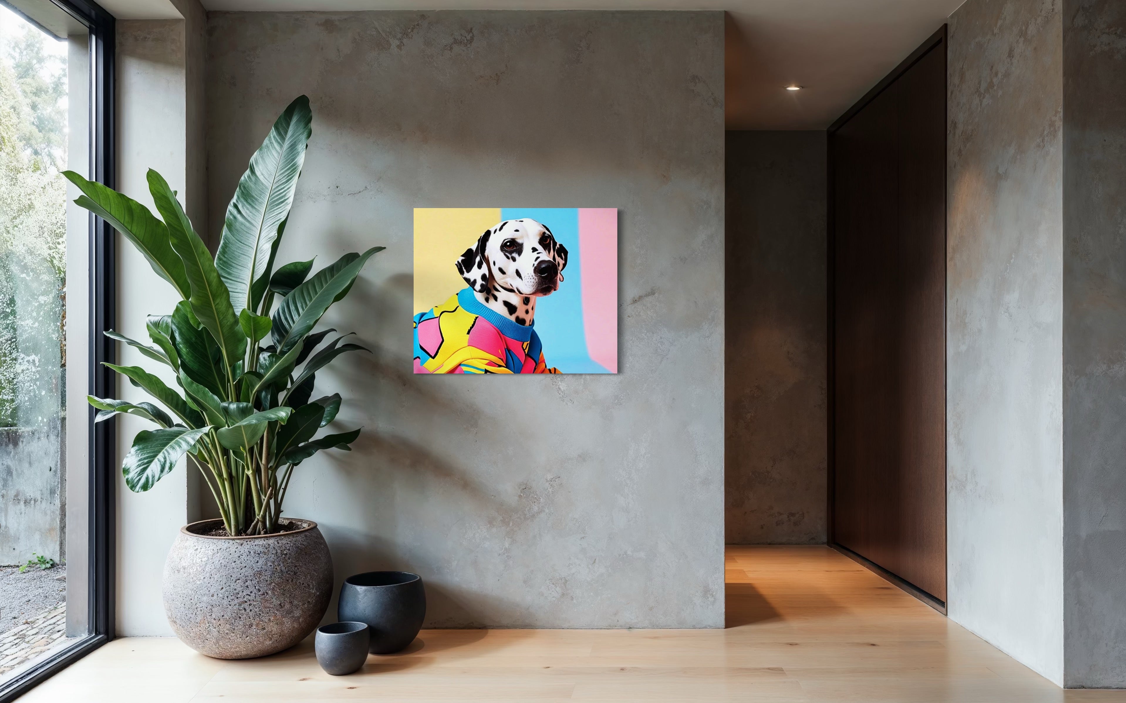 Retro Dalmatian Museum Print