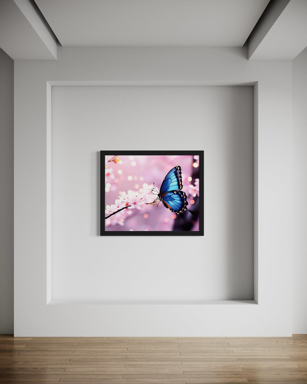 Butterfly Blossoms Museum Print