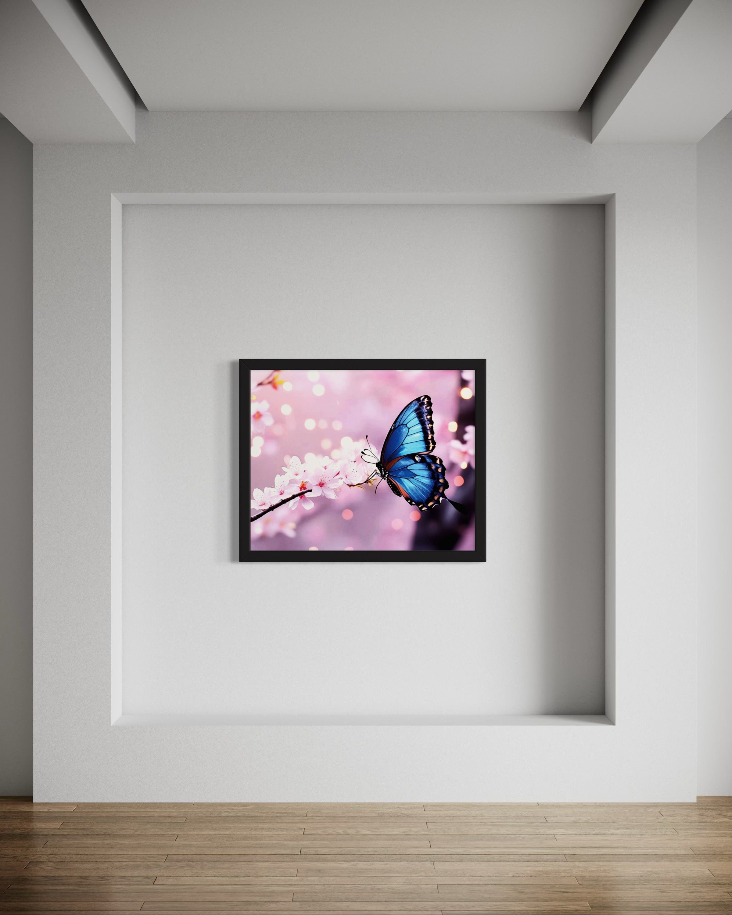 Butterfly Blossoms Museum Print